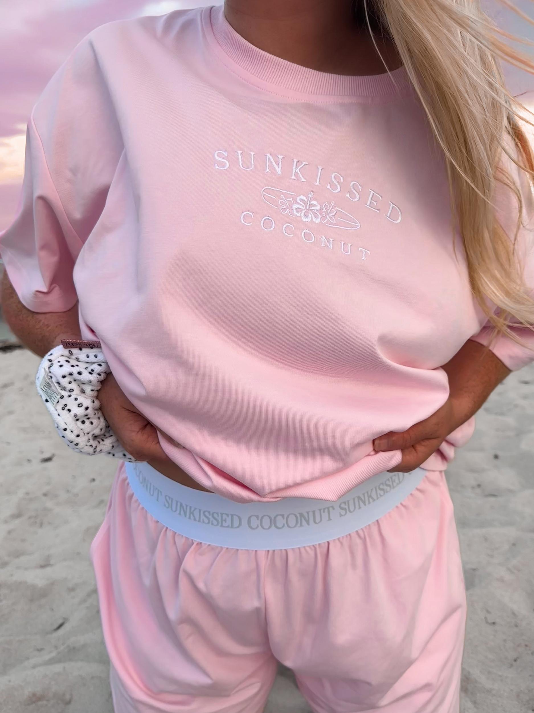 Blair Pink Basic Watercolor Shorts Product Image