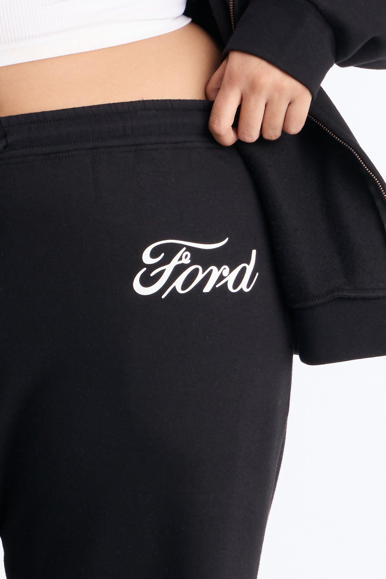 Ford Motor Company Fleece Pants - Black Female Product Image