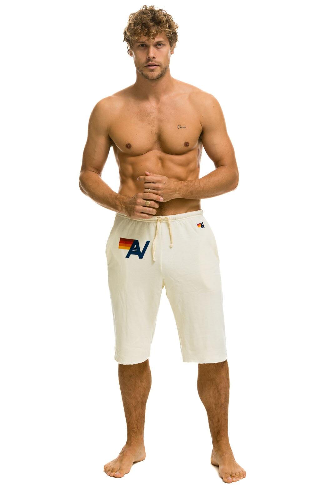 MEN'S LOGO SWEATSHORTS - VINTAGE WHITE Male Product Image