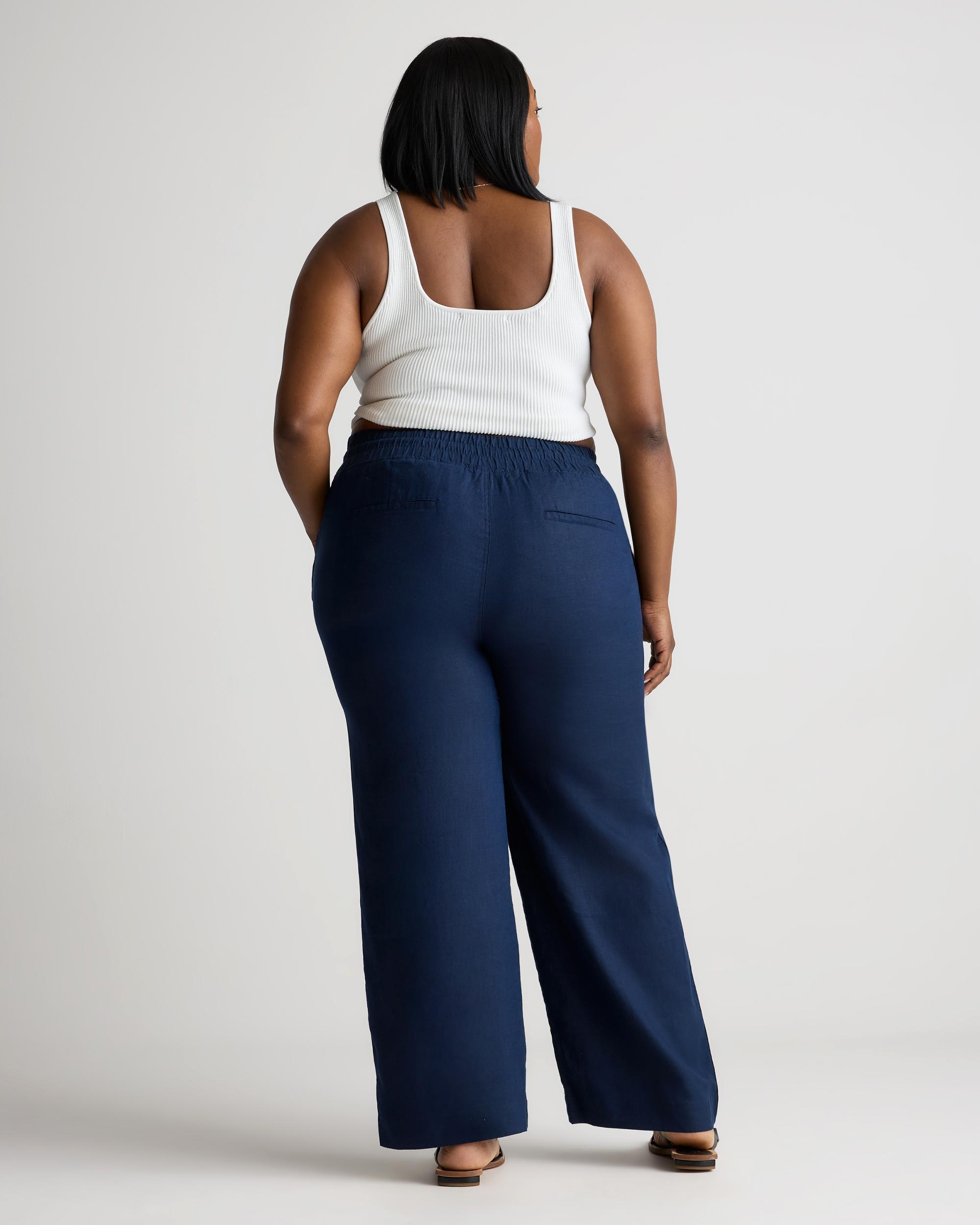 Quince | Women's 100% European Linen Wide Leg Pants Product Image