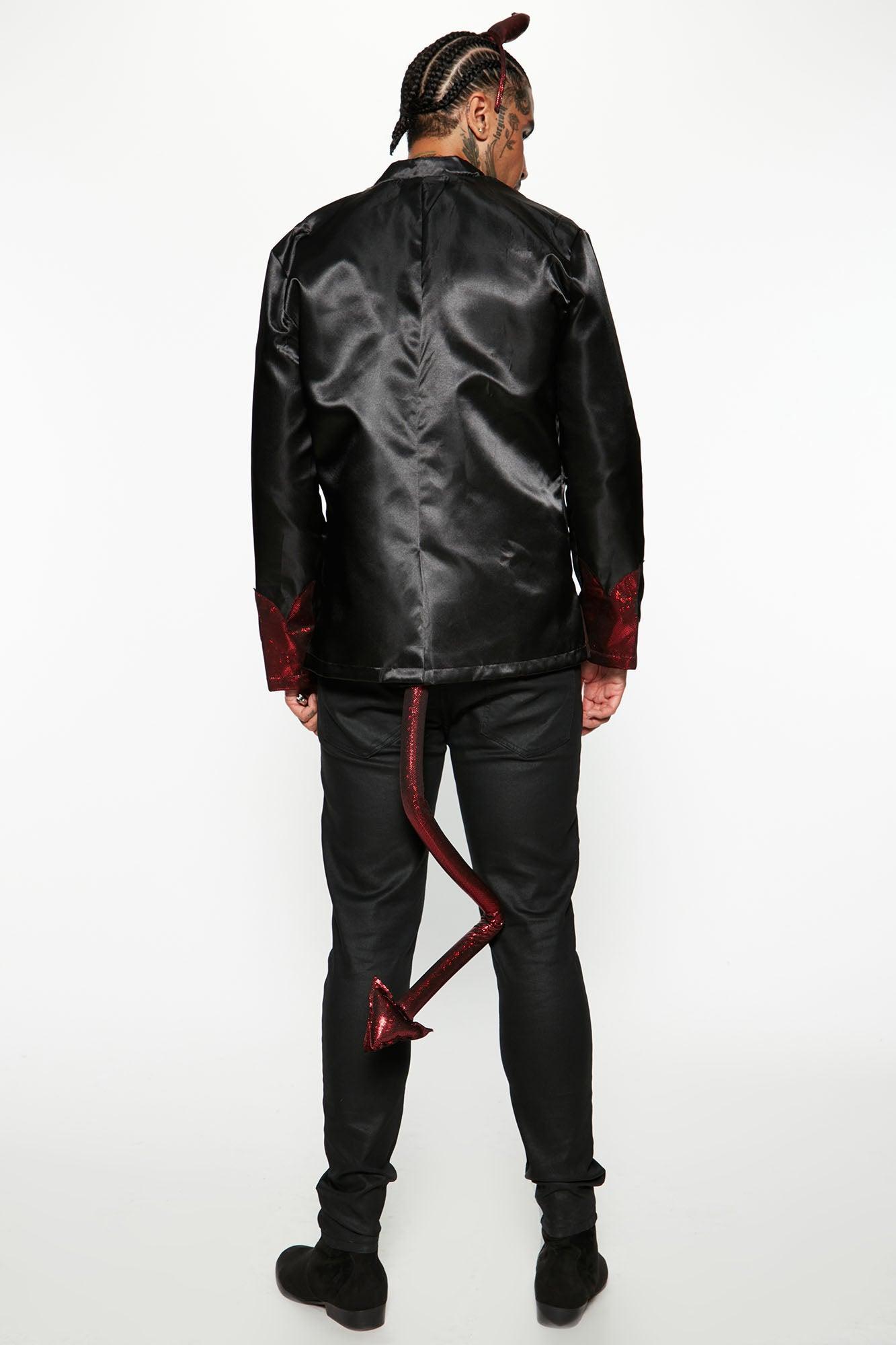 Handsome Devil 2 Piece Costume Set - Black/Red Product Image