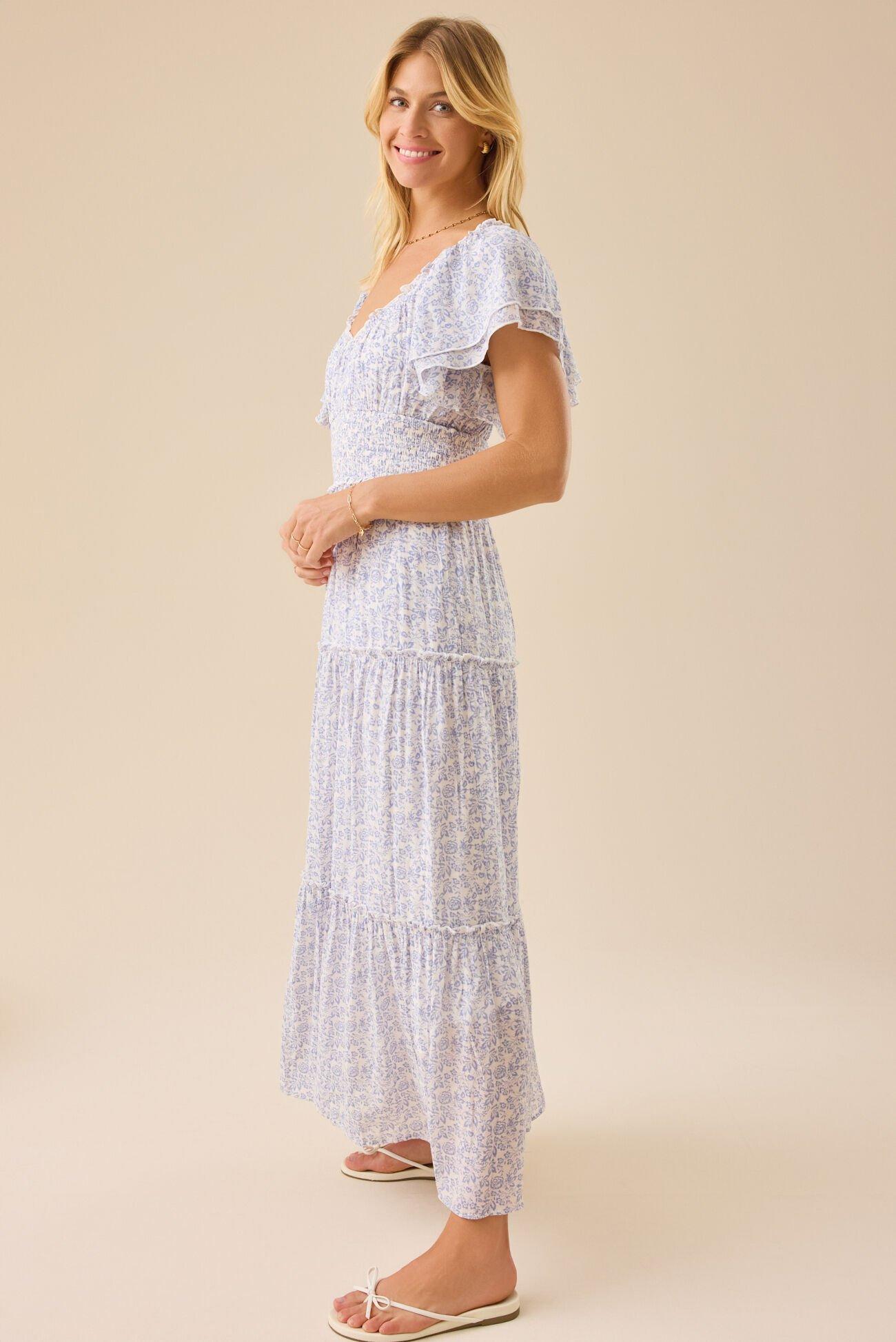 Catherine Floral Maxi Dress Product Image