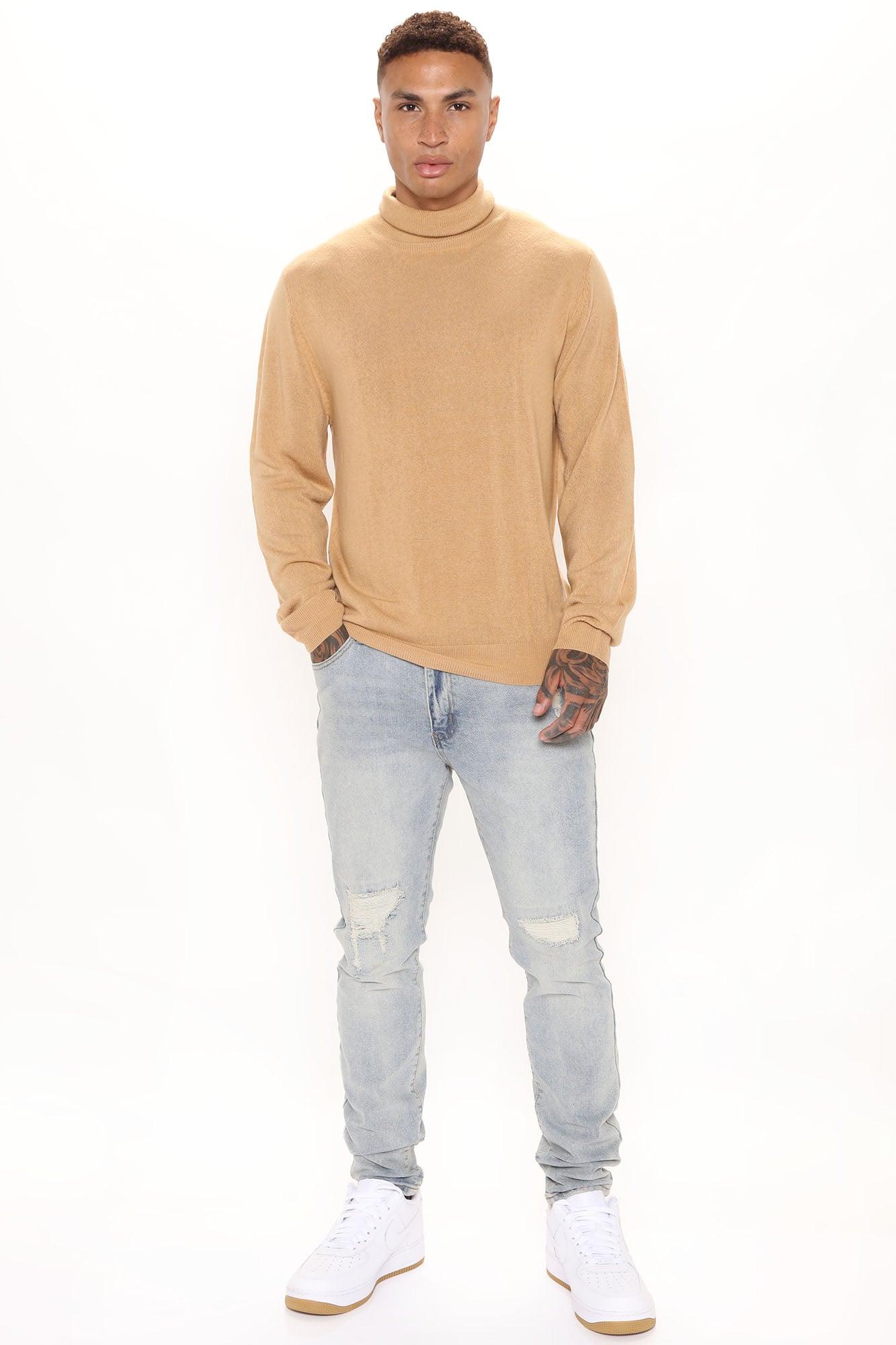 DeAngelo Turtleneck Sweater - Camel Male Product Image