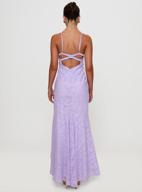 Cyrene Maxi Dress Lilac Product Image