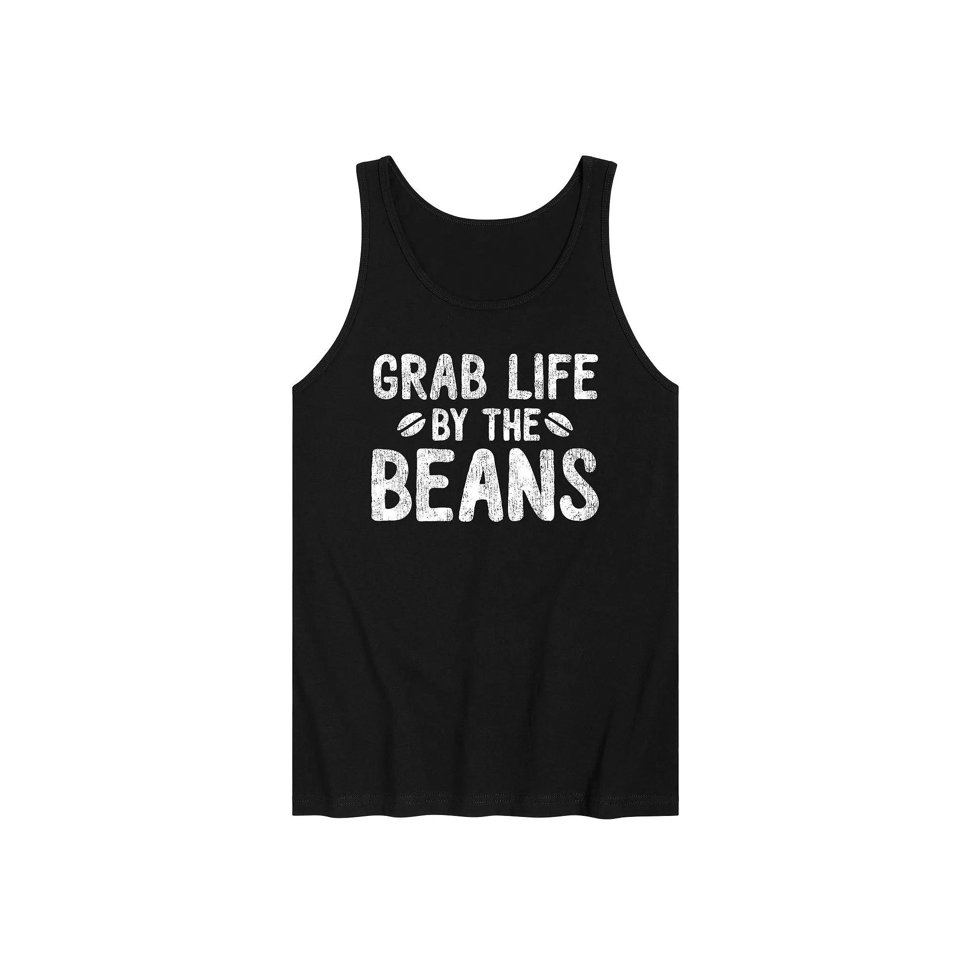Men's Grab Life By The Beans Tank Top,  Product Image