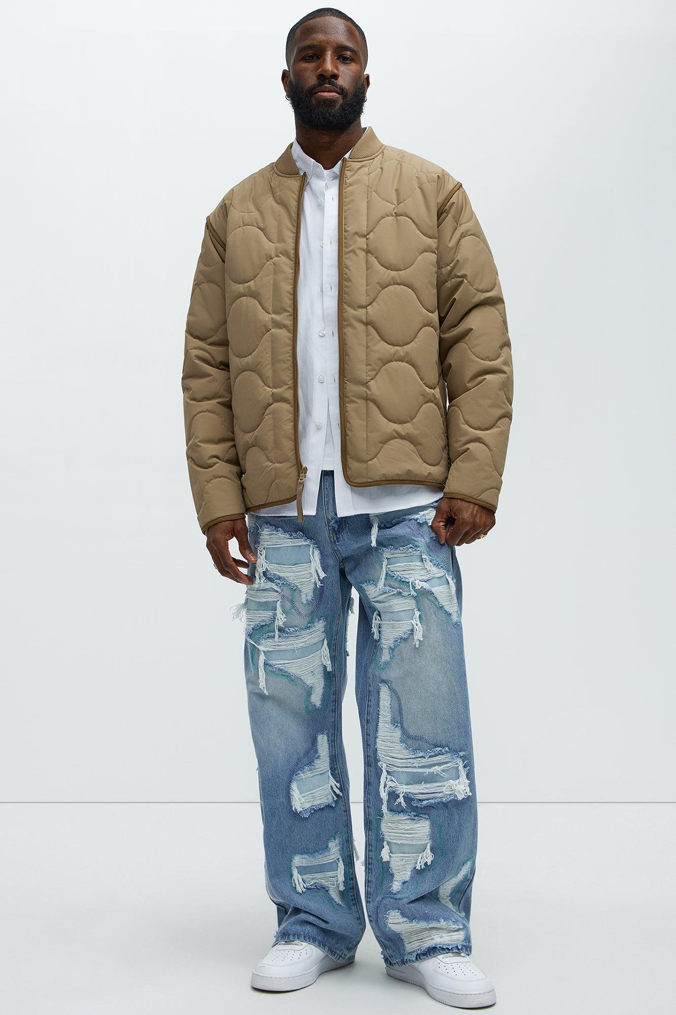 Hartford Ripstop  Quilted Jacket - Tan Product Image