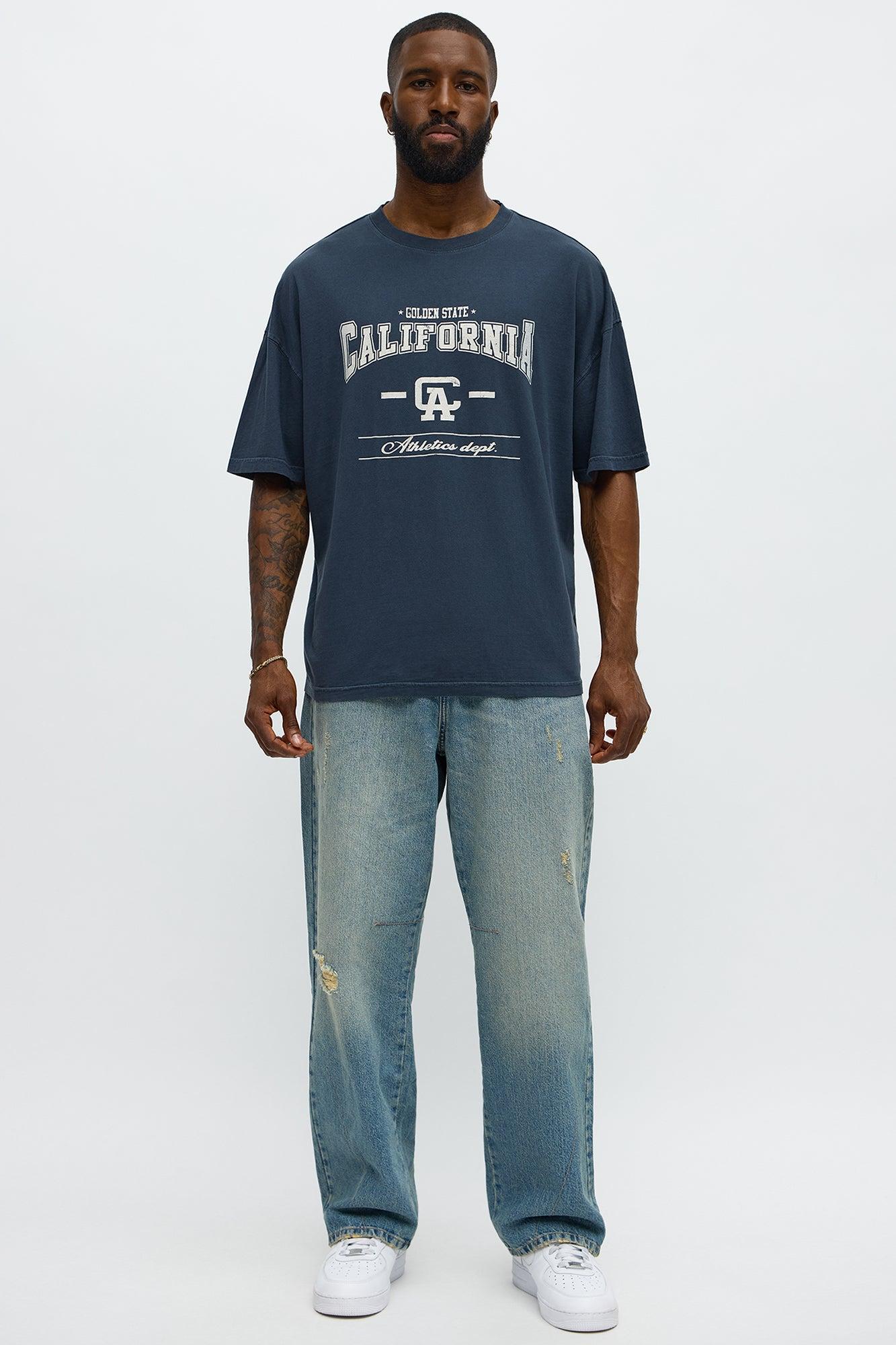 California Athletics Department Oversized Short Sleeve Tee - Navy Male Product Image