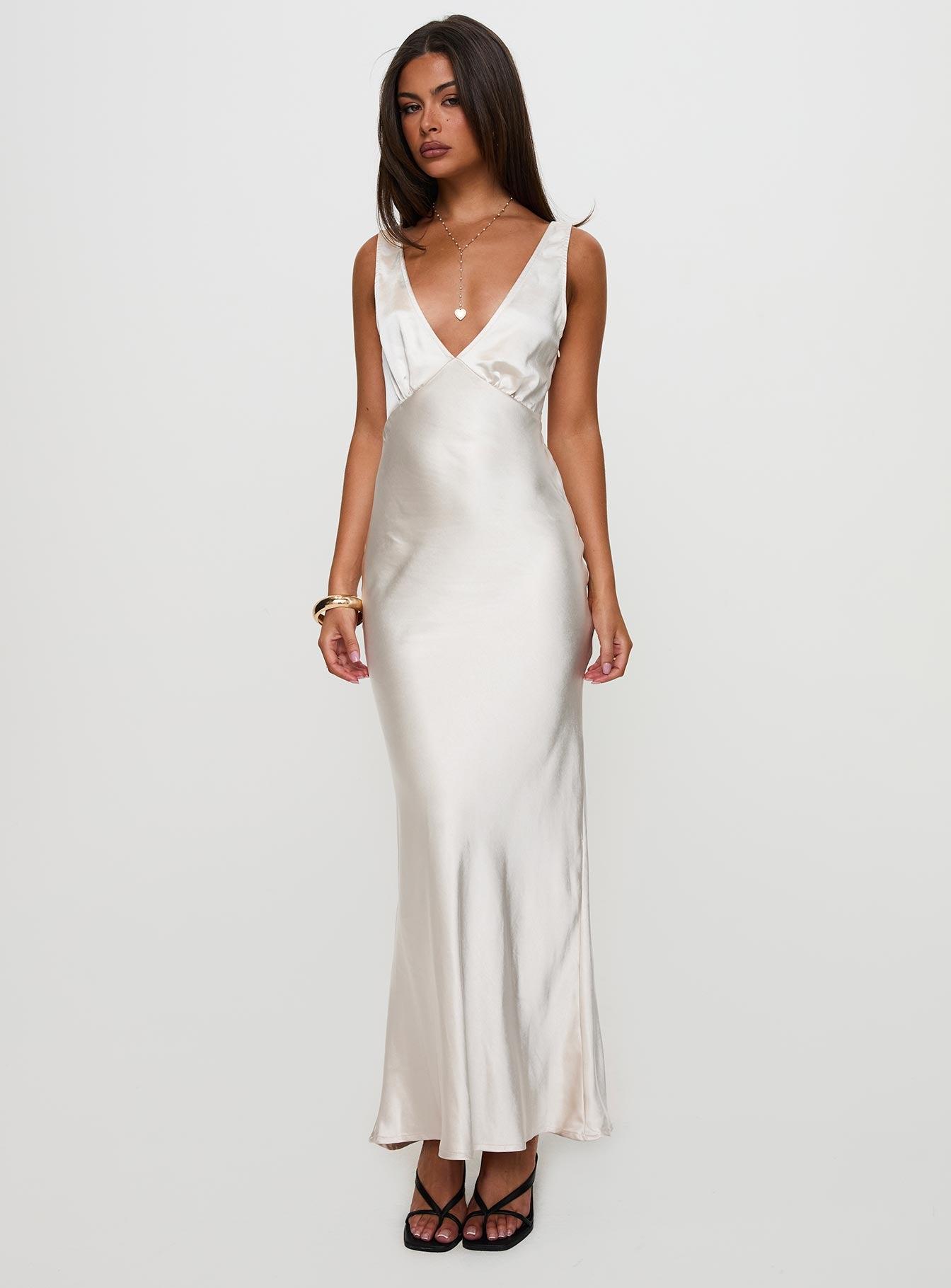 Allegra Maxi Dress Champagne Product Image