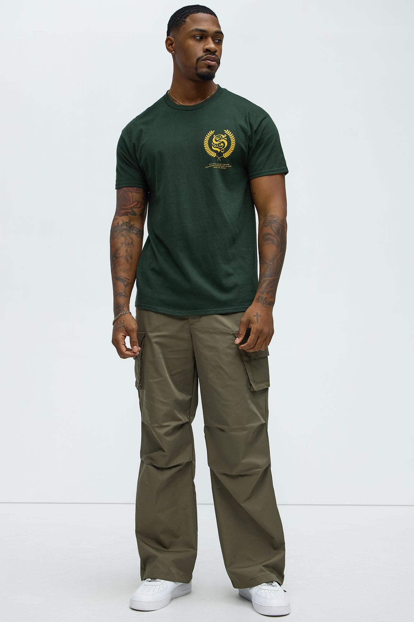 Baggy Belden Cargo Pants - Olive Product Image