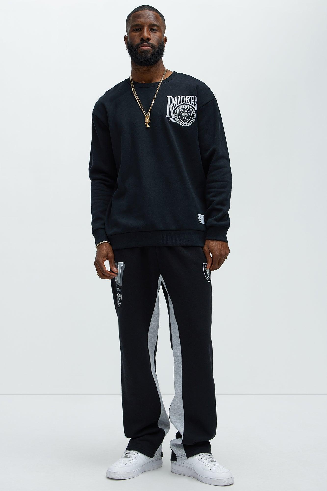 Raiders Crewneck Sweatshirt - Black Male Product Image