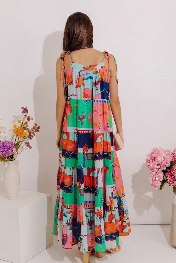 Paradise Found Maxi Dress Product Image