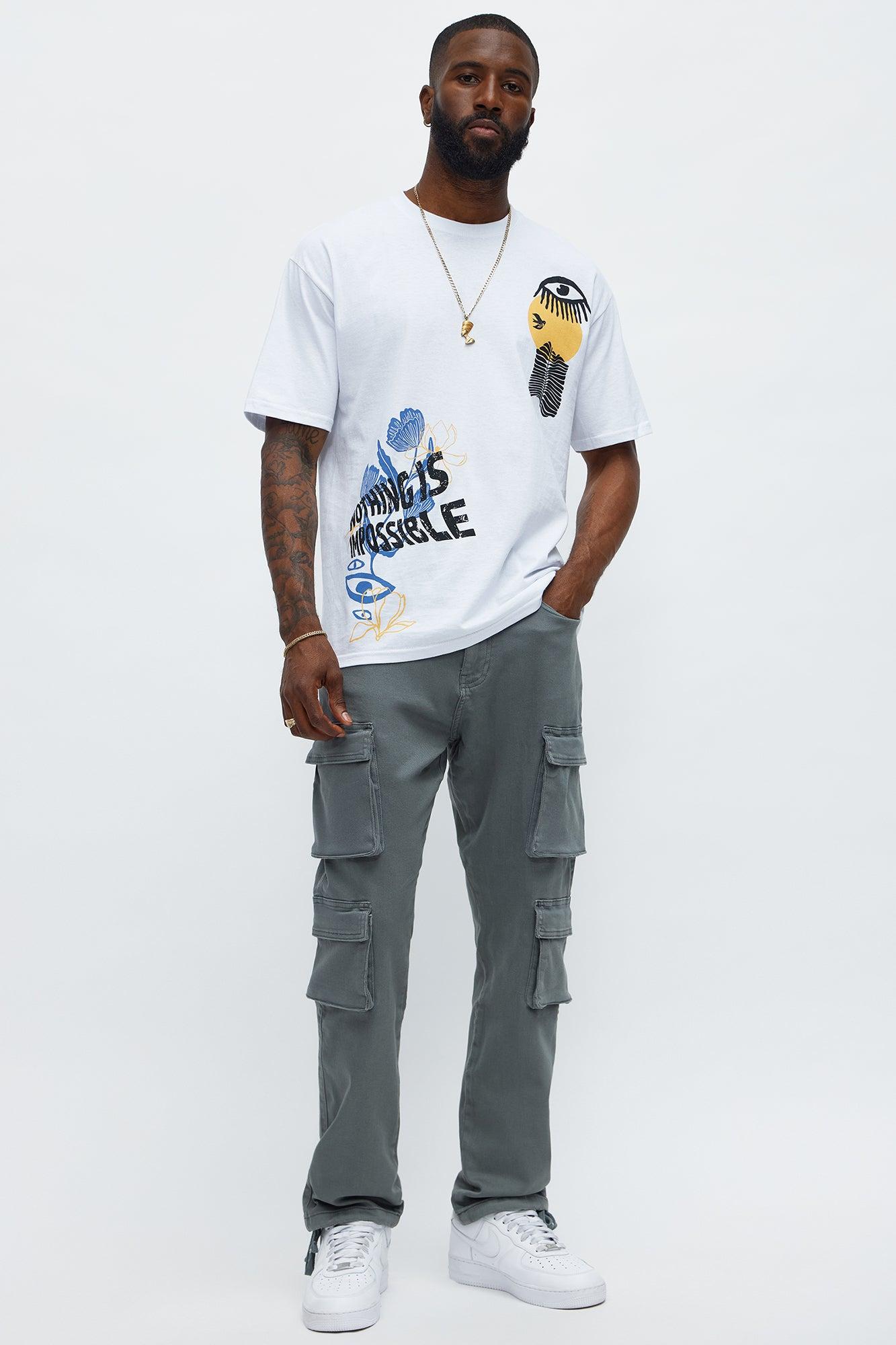 Slim Double It Up Cargo Pants - Sage Male Product Image