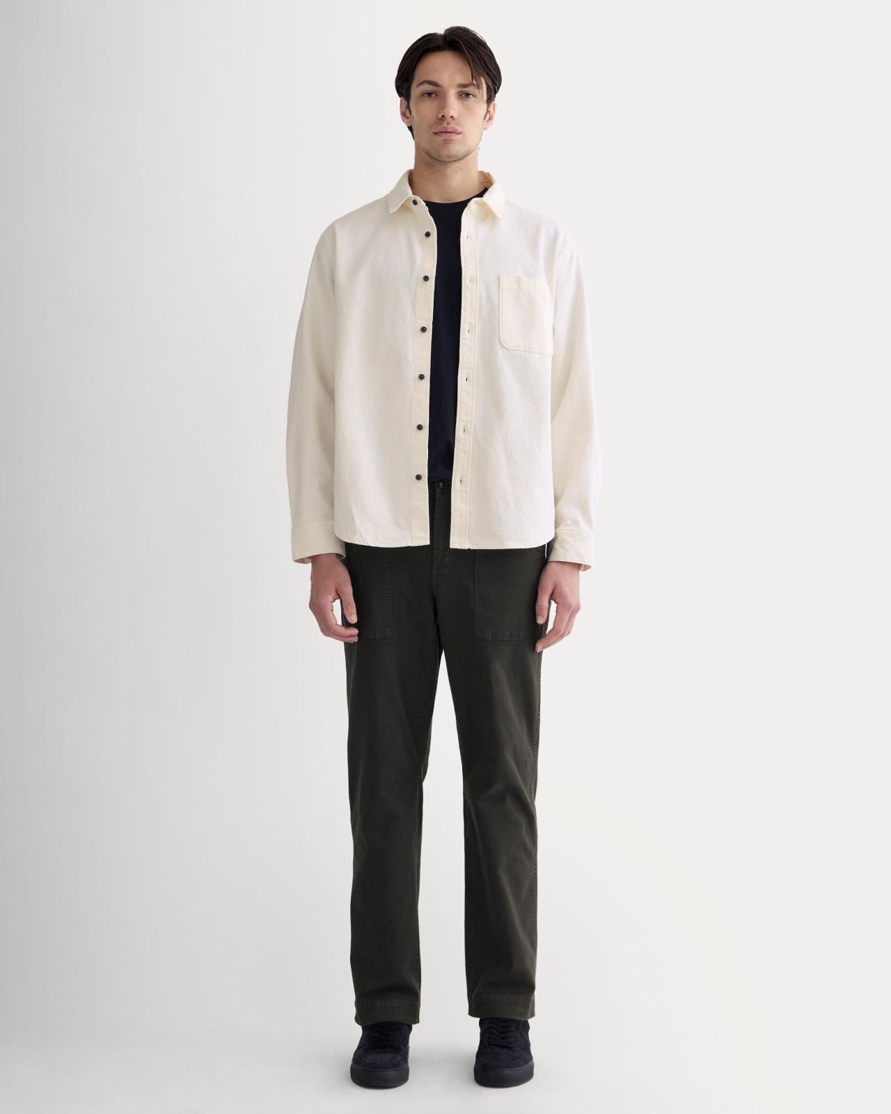 Mens Canvas Organic Cotton Overshirt Sweater by Everlane Product Image