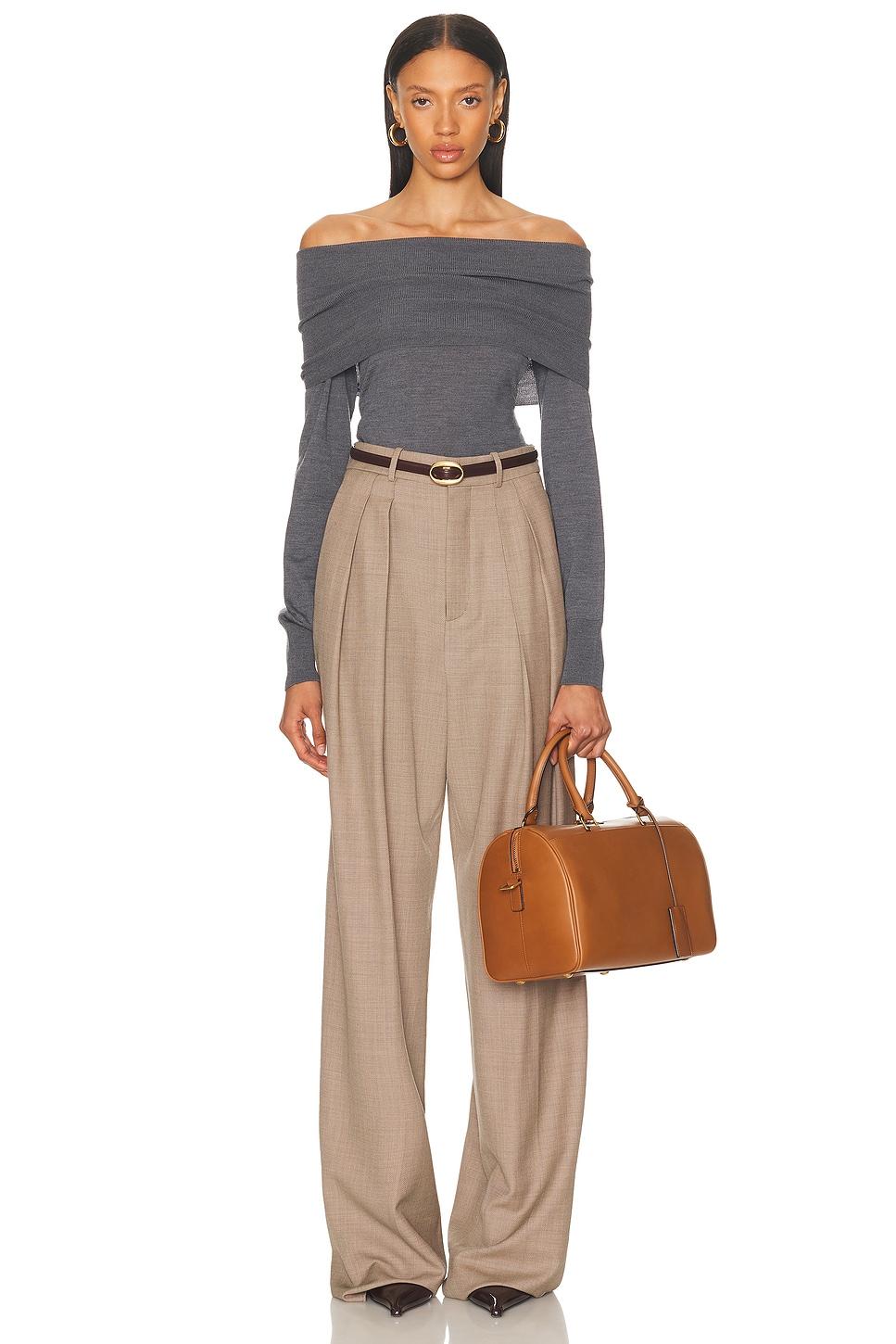 Wool Off The Shoulder Jumper Product Image