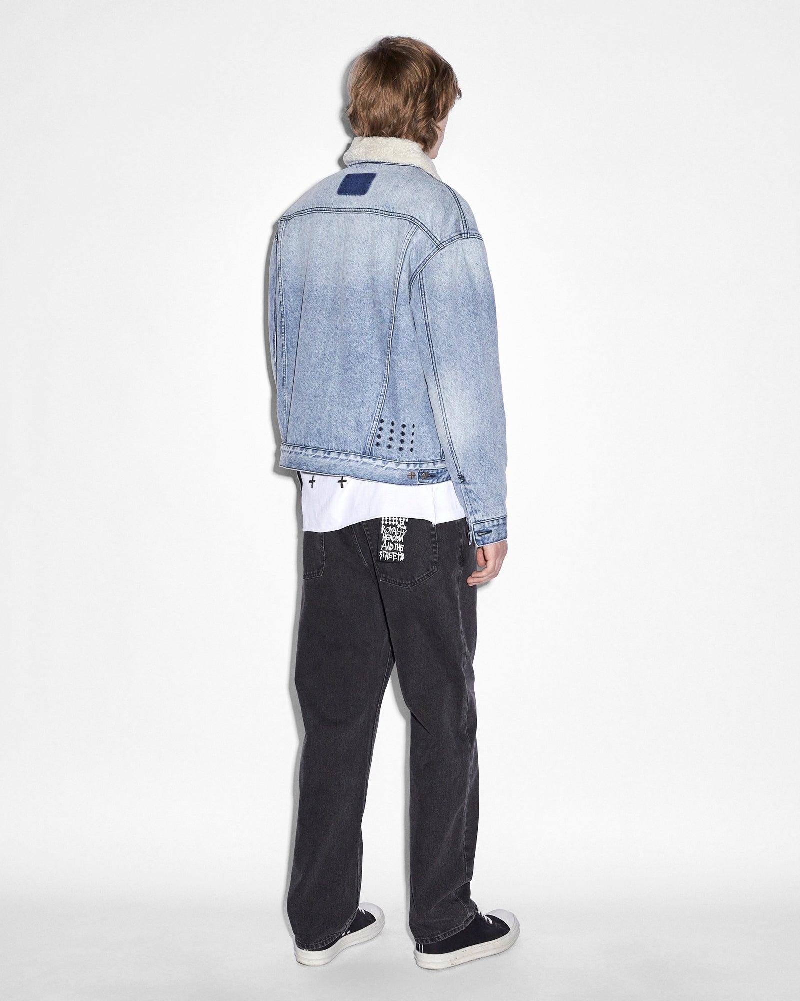 OH G JACKET SHERPA MID BLUE Male Product Image