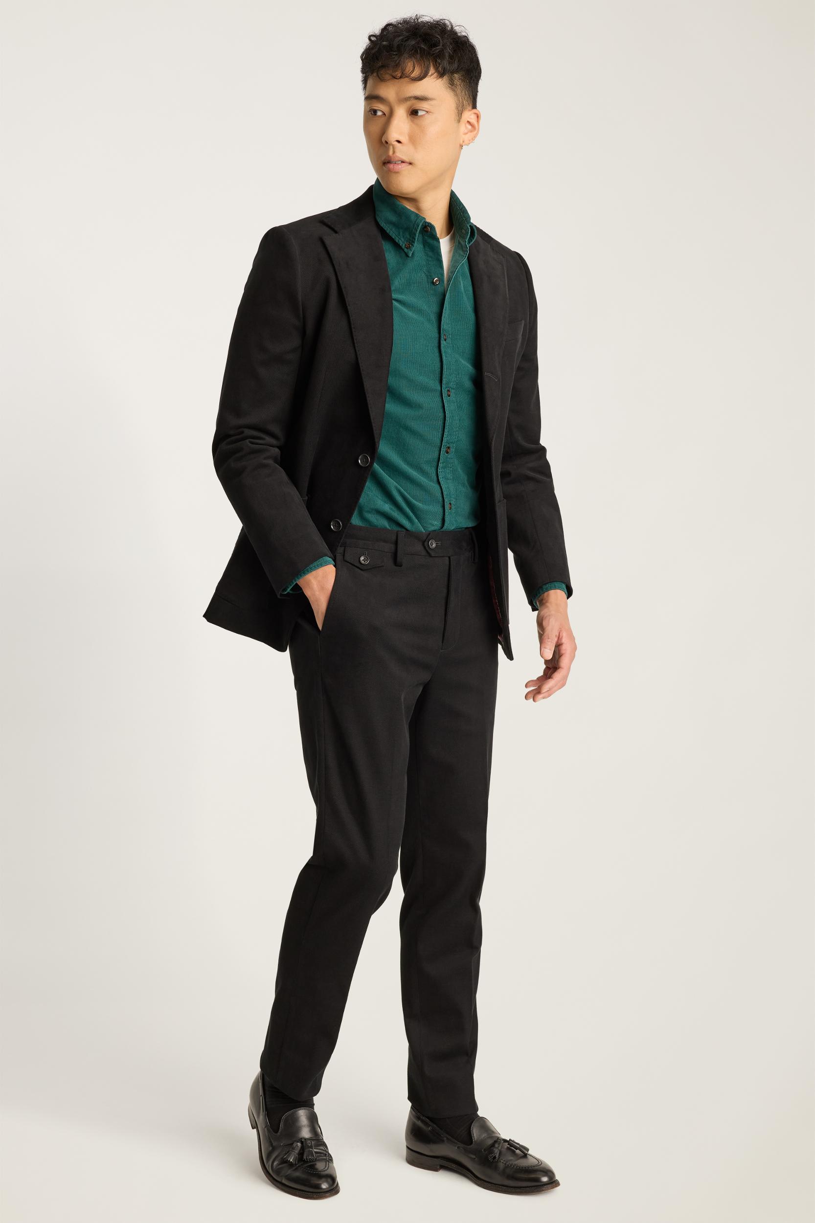 Jetsetter Italian Brushed Cotton Dress Pant Product Image