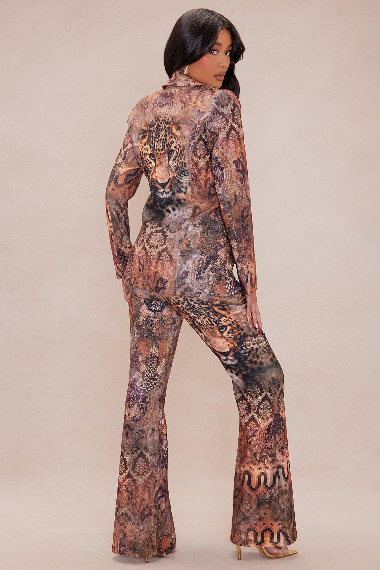 Exotic Suit Set - Brown Combo Product Image