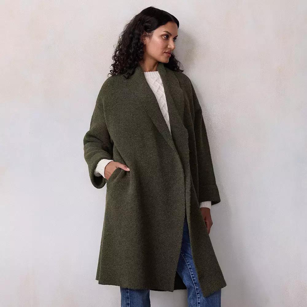 Women's LC Lauren Conrad Long Sweater Coat,  Product Image