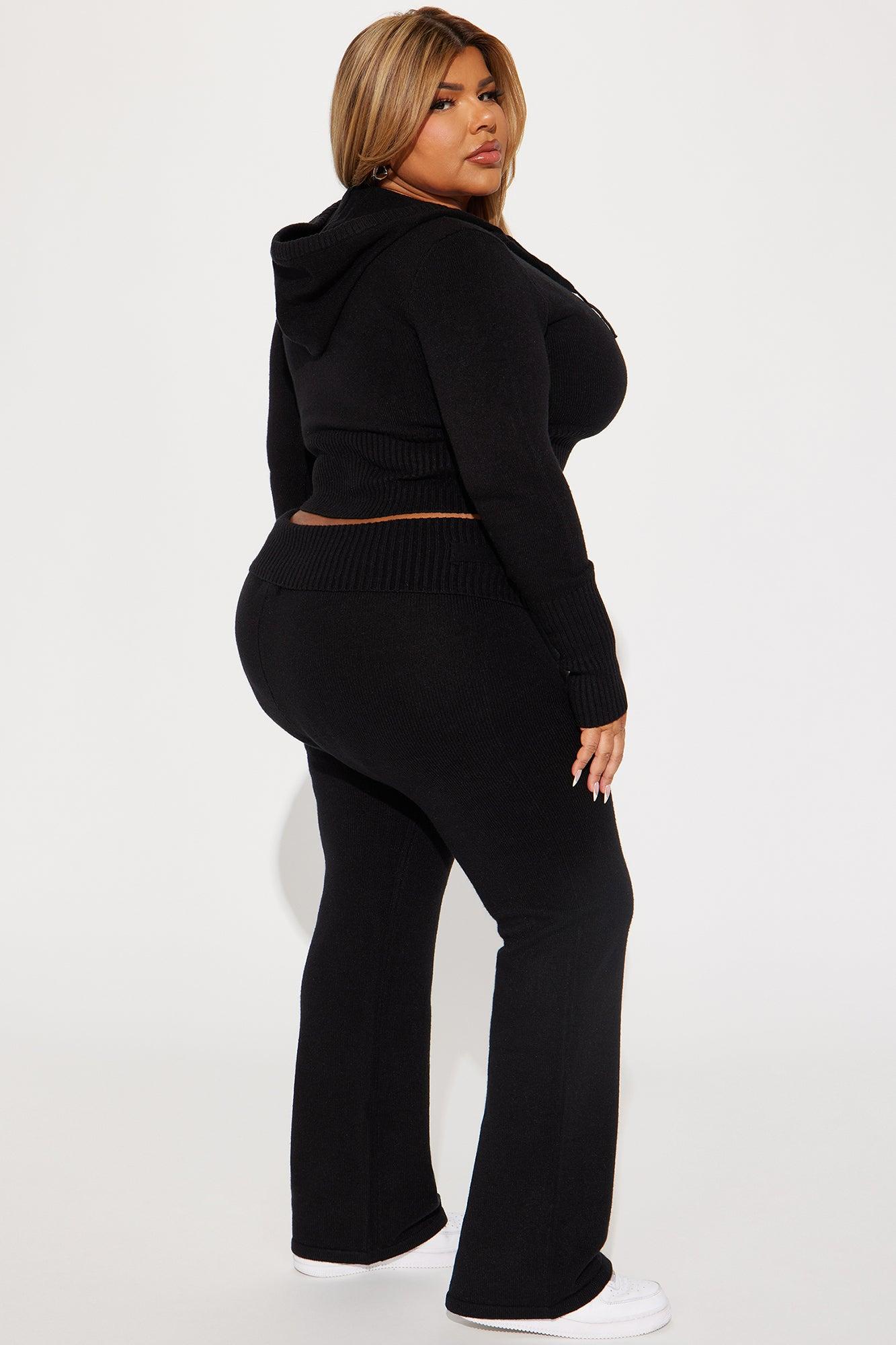 Lana Sweater Pant Set - Black Product Image