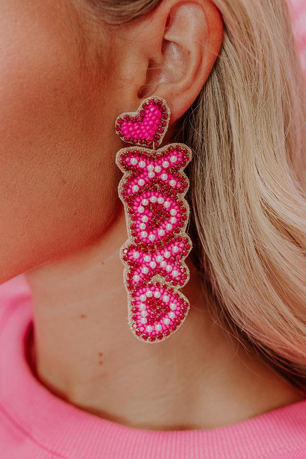 XOXO Beaded Earrings Product Image