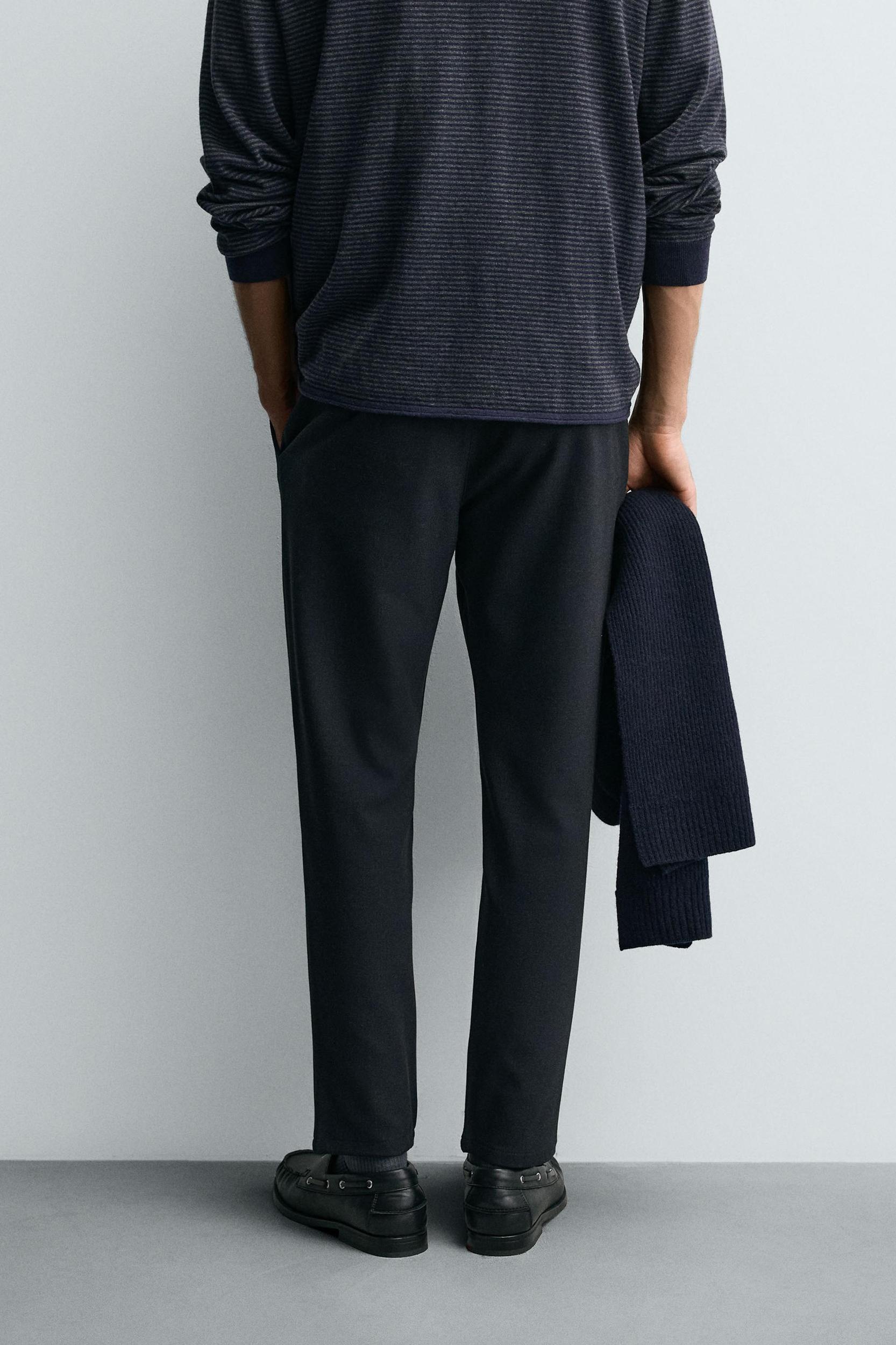 TEXTURED STRETCH CHINO PANTS Product Image