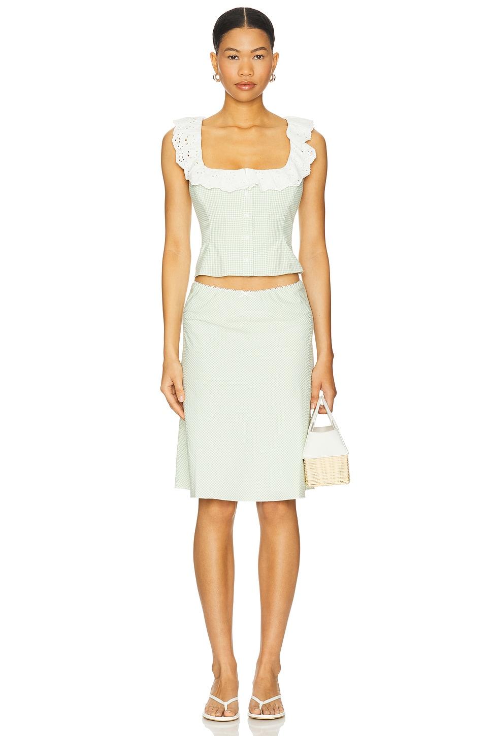 Gingham Paloma Skirt GUIZIO Product Image