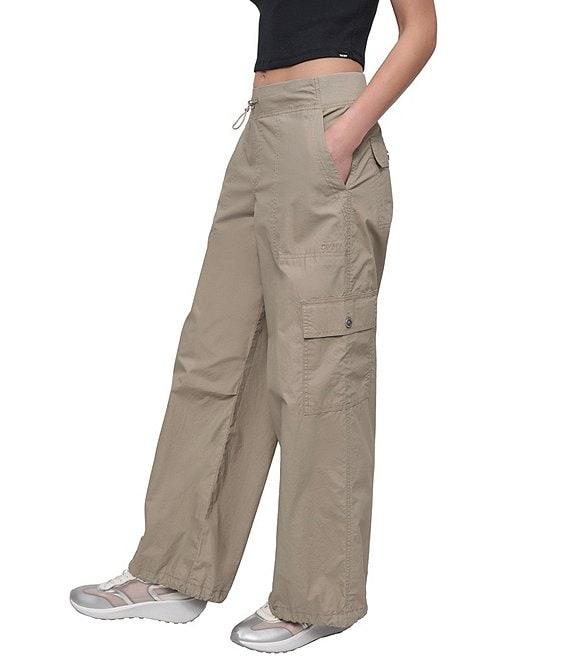 DKNY Sport by Donna Karan Peached Cotton Poplin Cargo Pants Product Image