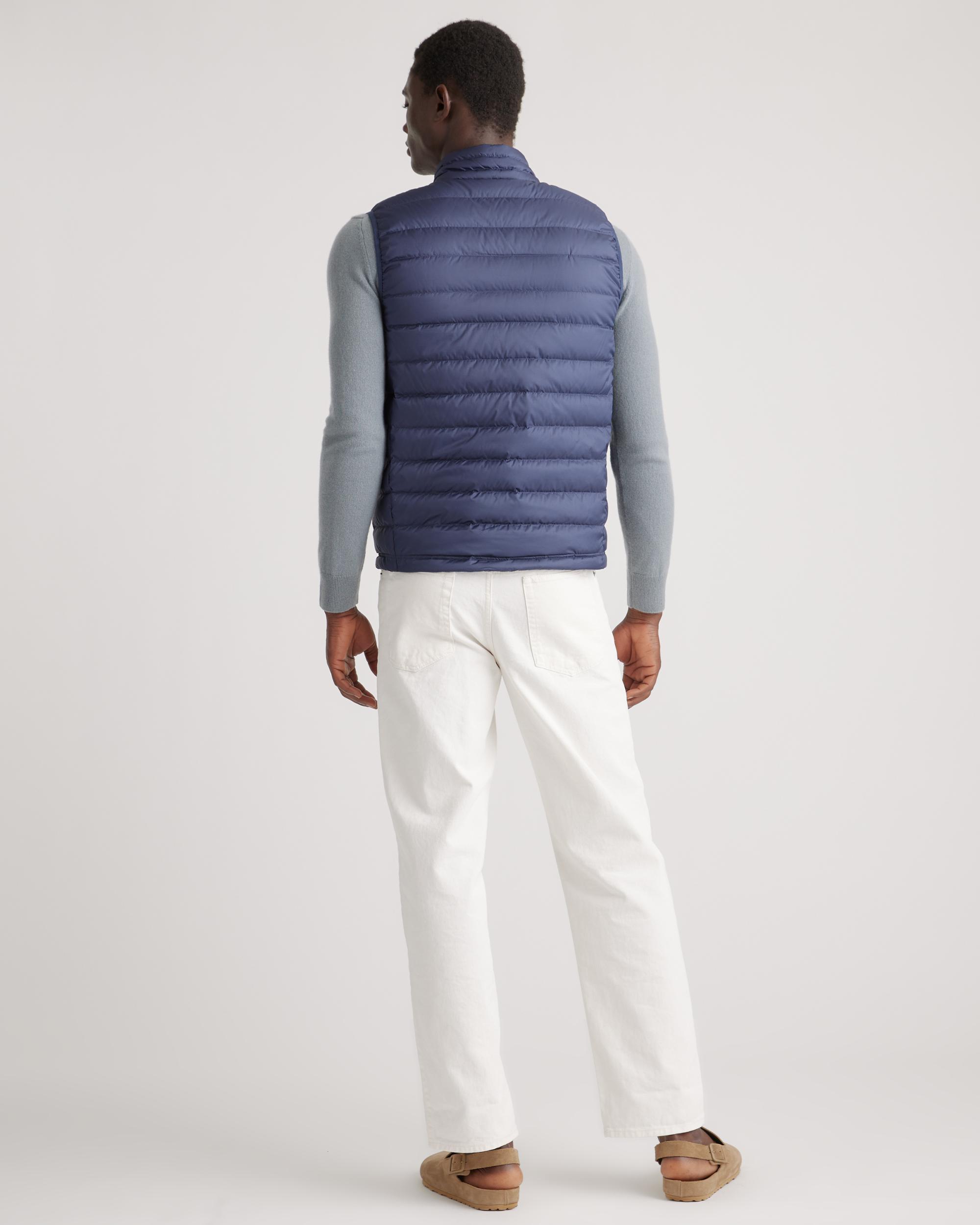 Quince | Men's Lightweight Down Packable Puffer Vest Recycled Polyester Product Image
