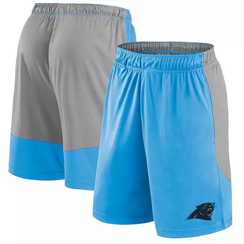 Men's Fanatics Blue Carolina Panthers Big & Tall Team Logo Shorts,  Product Image
