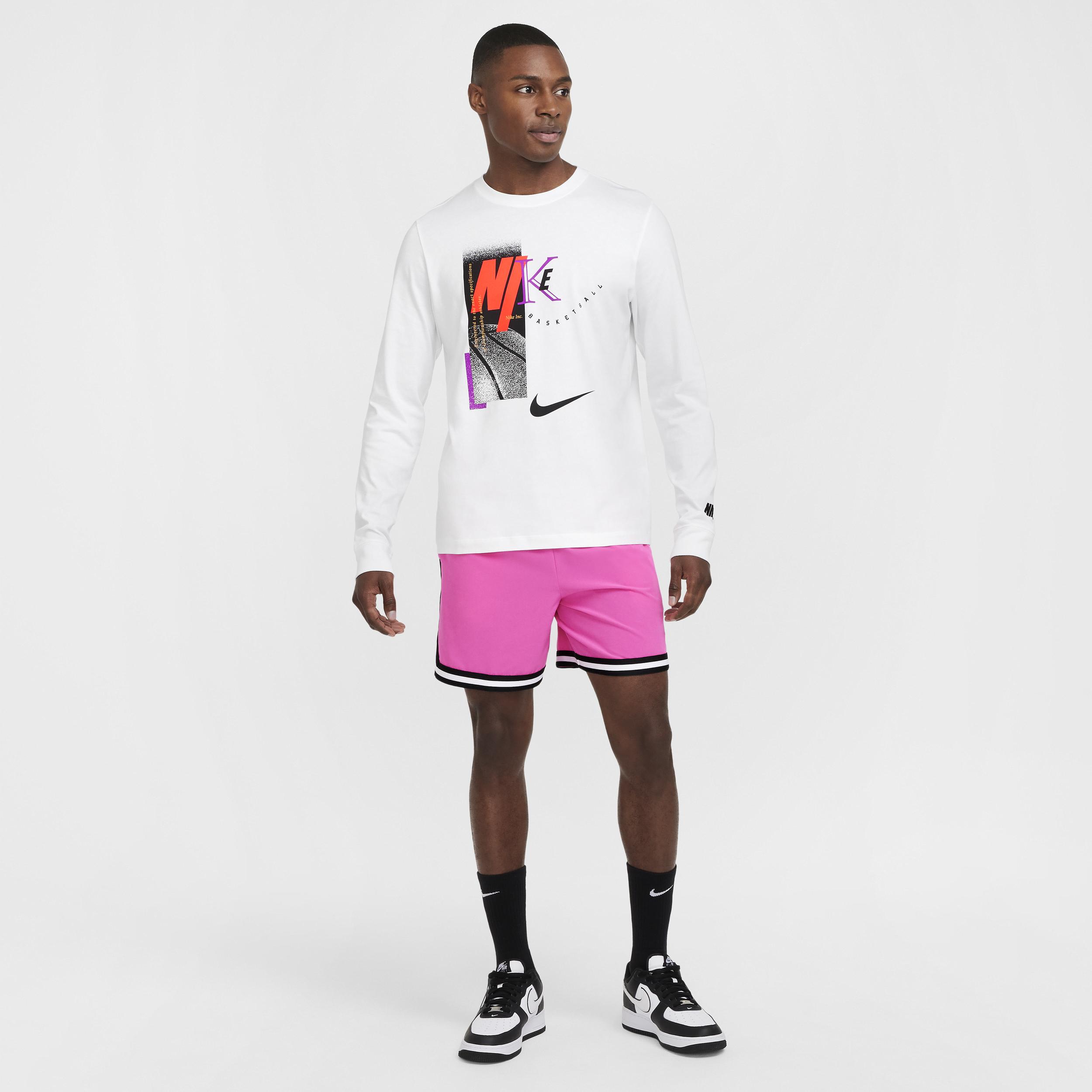Nike Mens Long-Sleeve Basketball T-Shirt | HF6197-100 Product Image