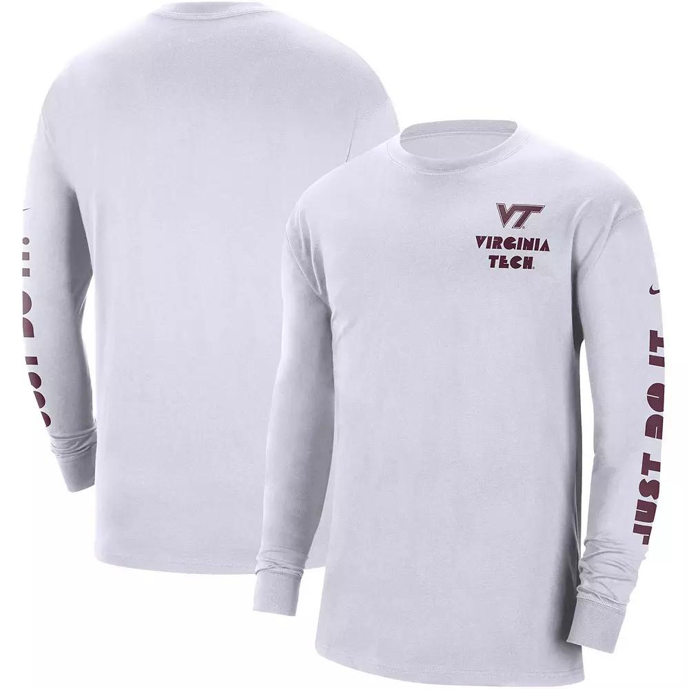Men's Nike White Florida Gators Heritage Max 90 Long Sleeve T-Shirt,  Product Image