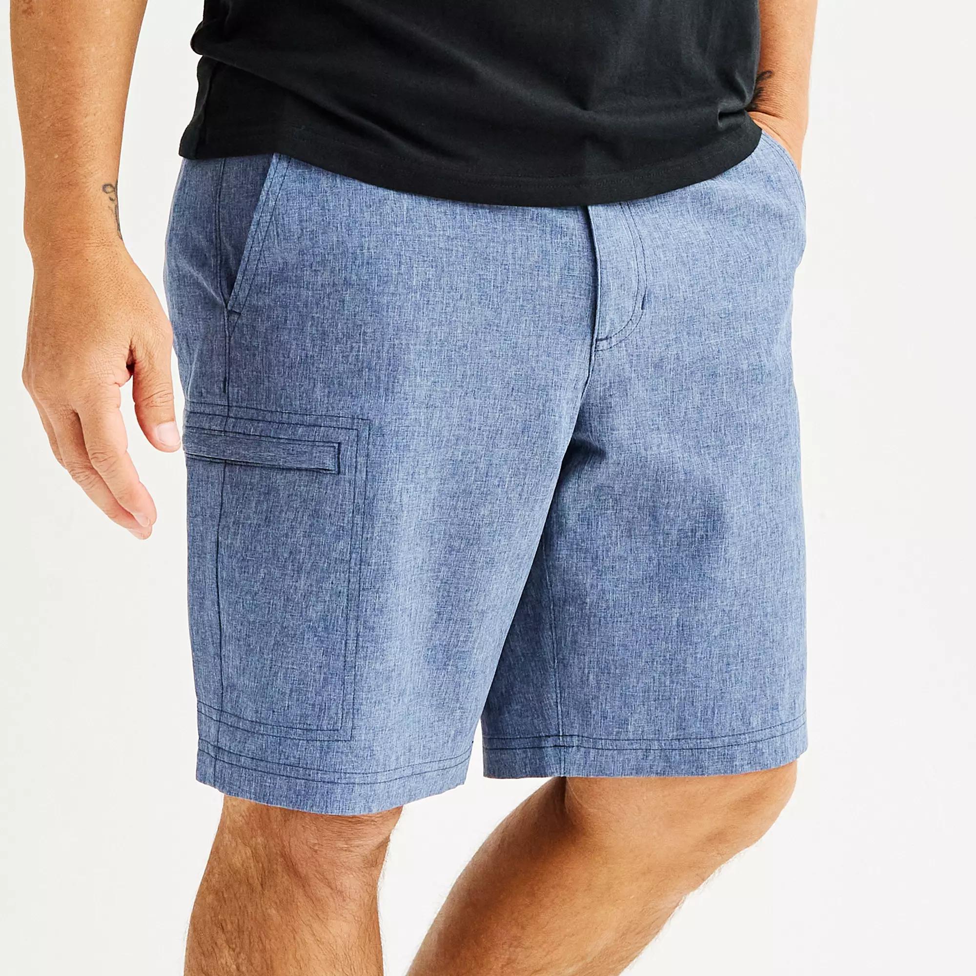 Men's Sonoma Goods For Life® 9-in. Performance Utility Shorts, Size: 30 9 IN, Moonbeam Blue Product Image