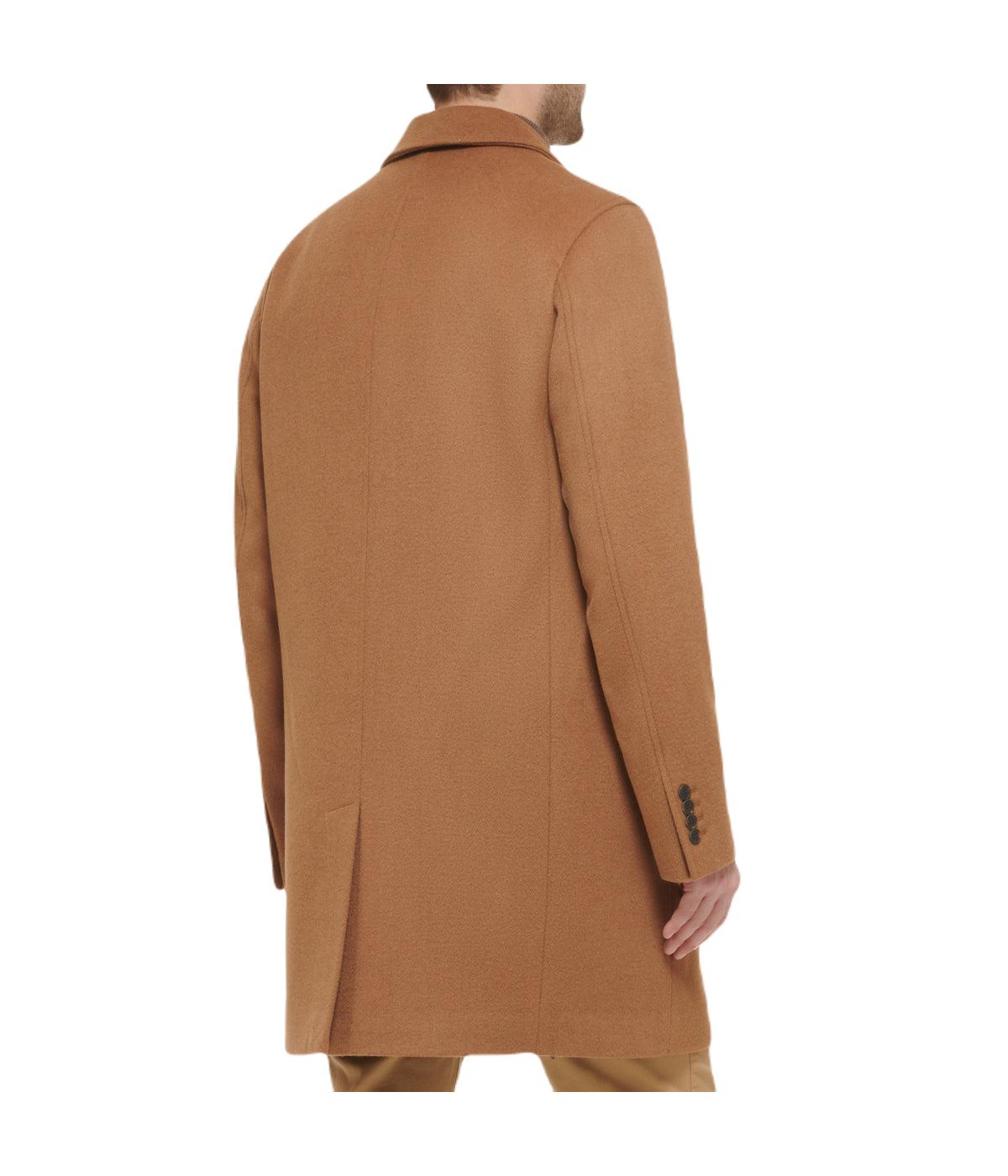 Mens Wool Coat Camel Product Image
