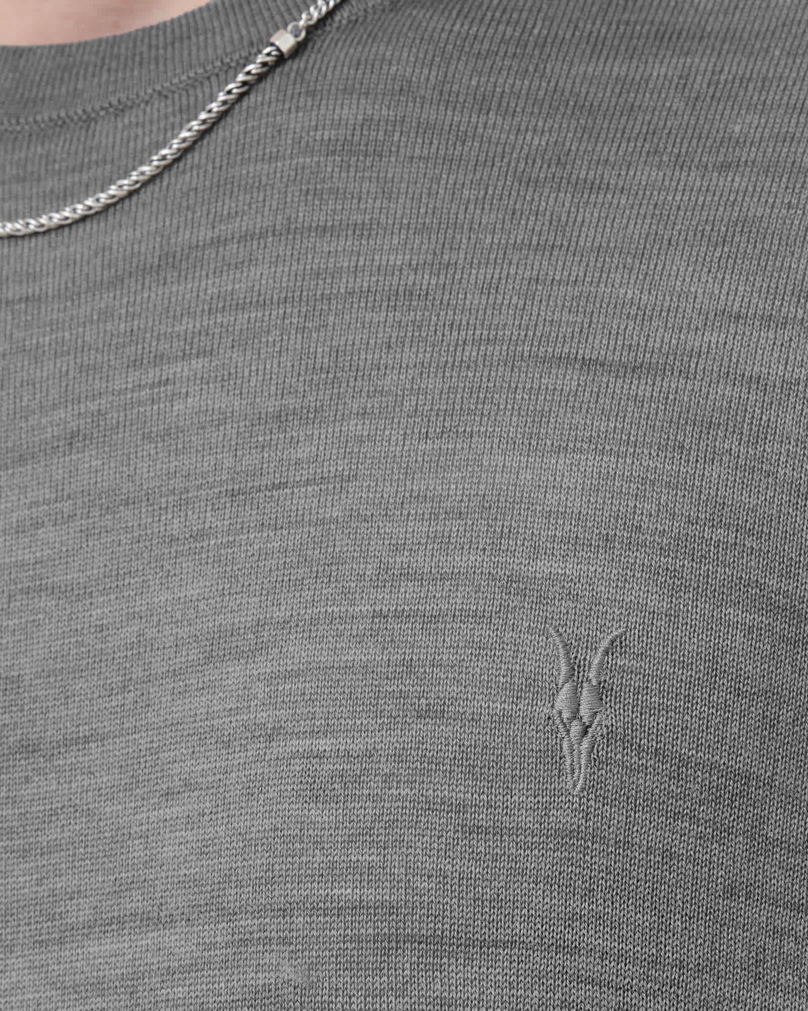 Mode Merino Crew Neck Ramskull Sweater Product Image