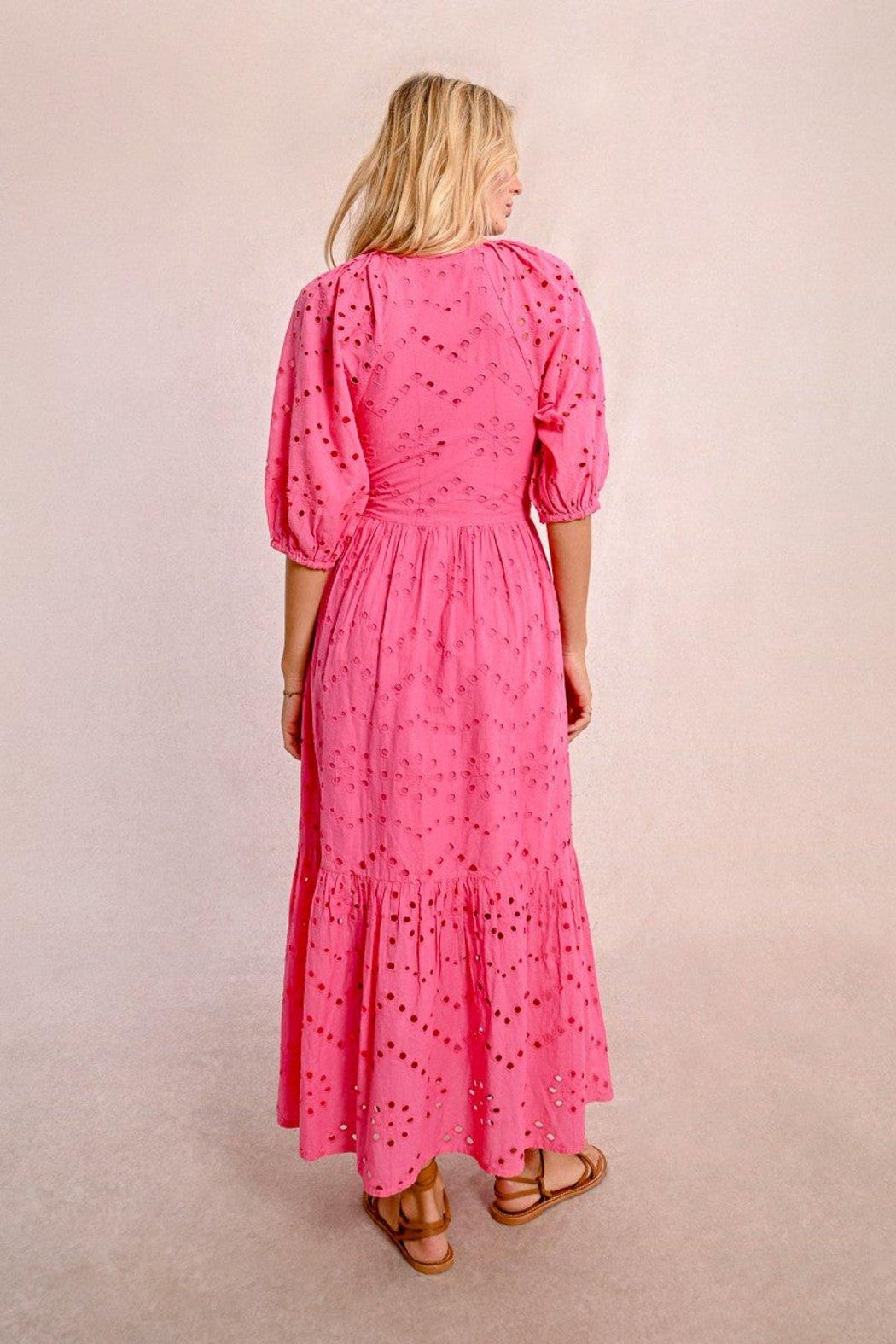 OPENWORK EMBROIDERY DRESS Product Image