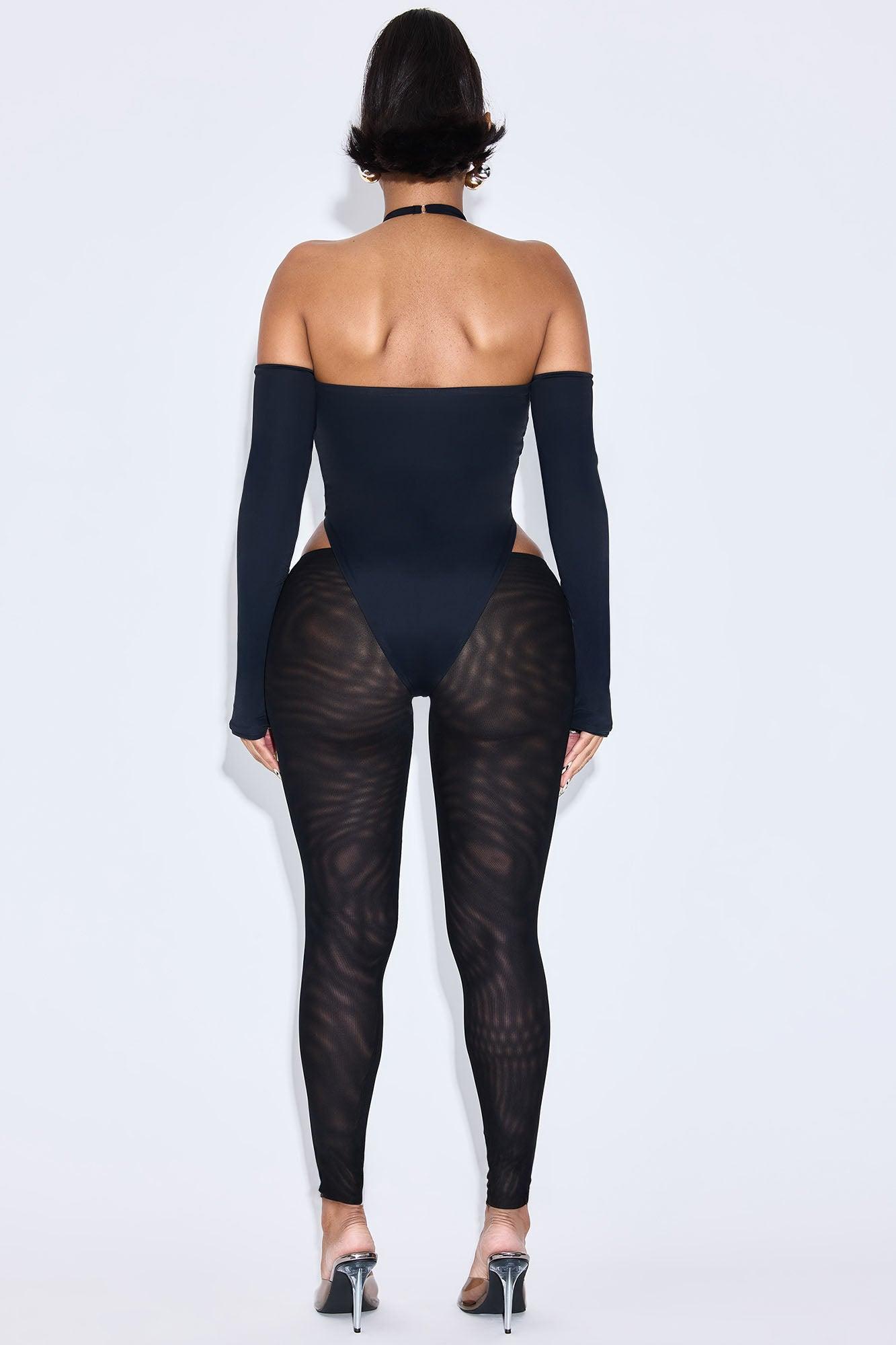 Stella 3 Piece Double Lined Pant Set - Black Product Image