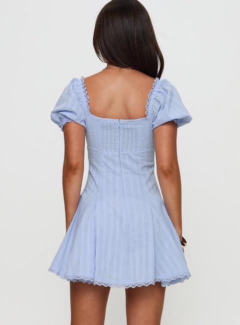 Rabatia Mini Dress Blue Product Image