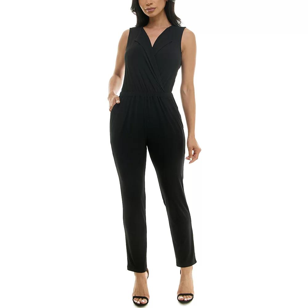 Women's Nina Leonard Collared Jumpsuit,  Product Image