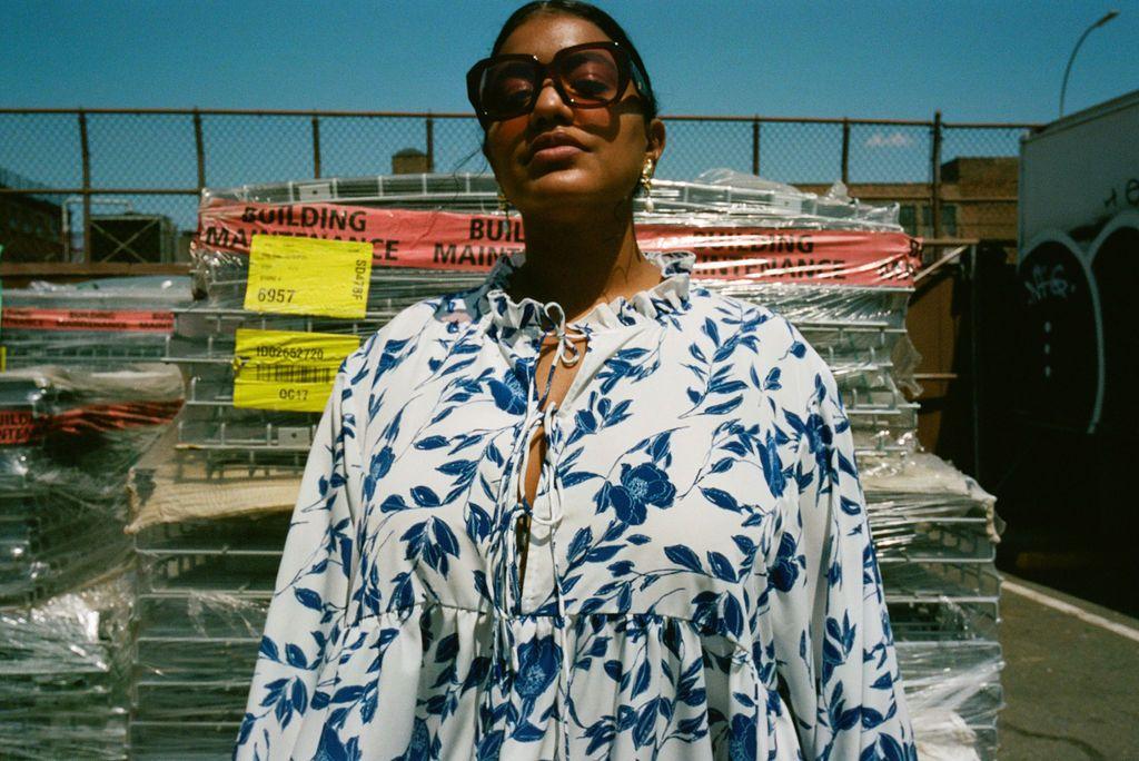 Isabella Dress - Pottery Floral Product Image