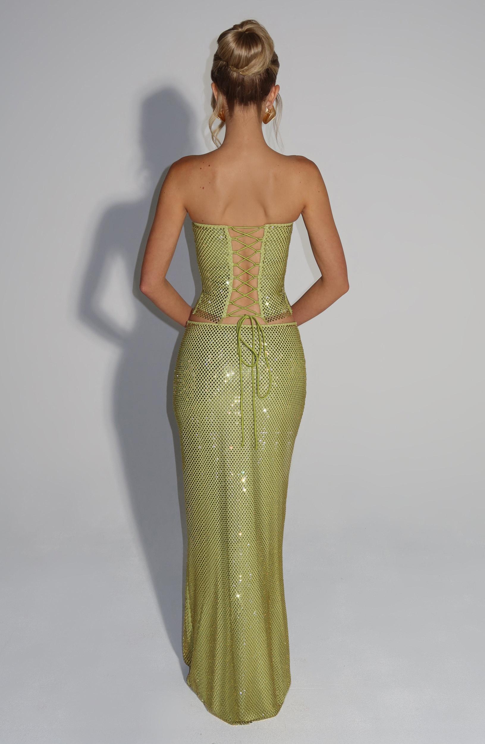 Hali Maxi Skirt - Olive Product Image