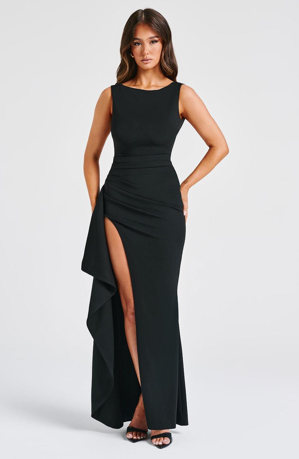 Pandora Maxi Dress - Black Product Image