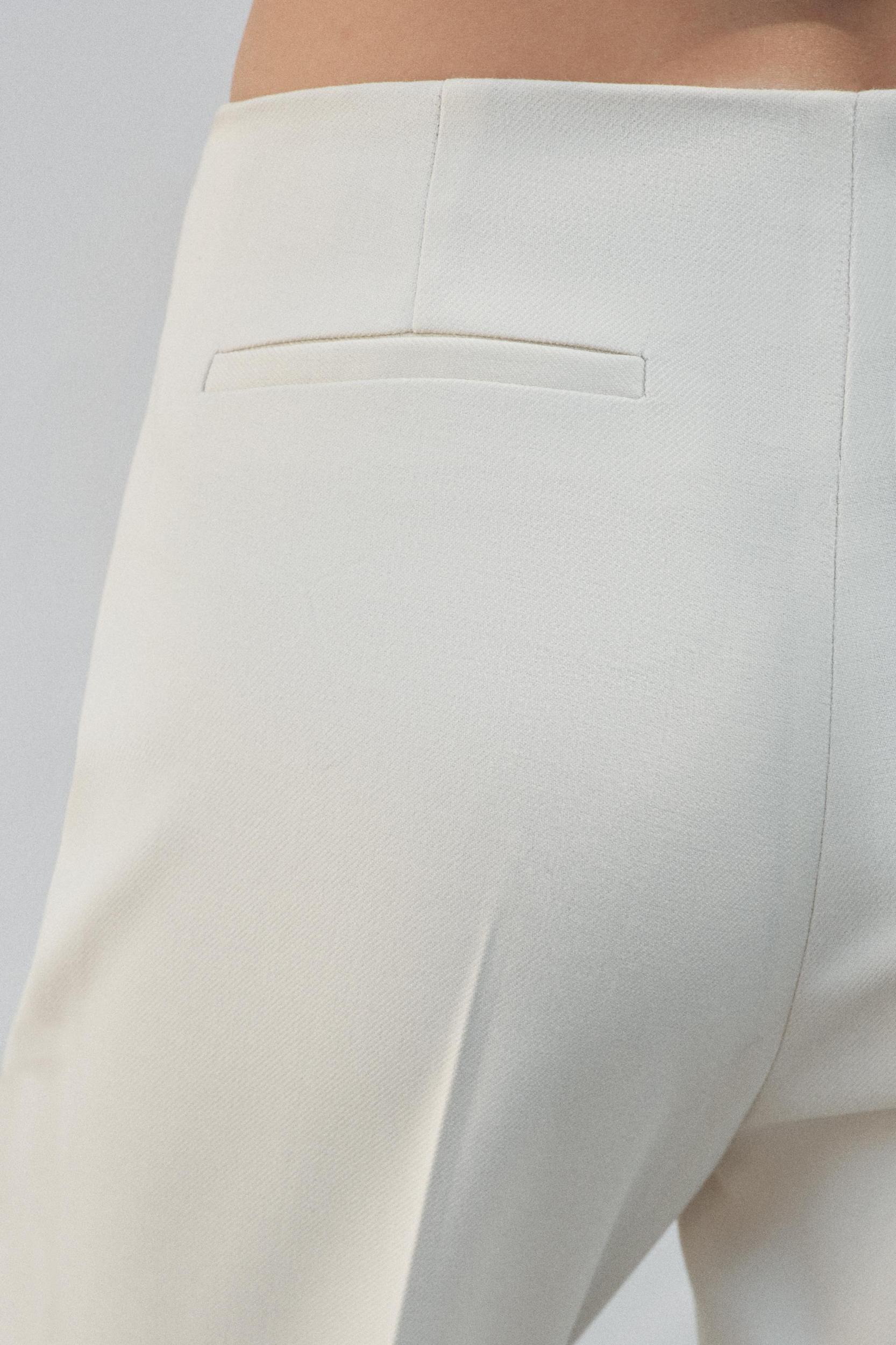 FLARED SEAMED PANTS ZW COLLECTION PANTS Product Image