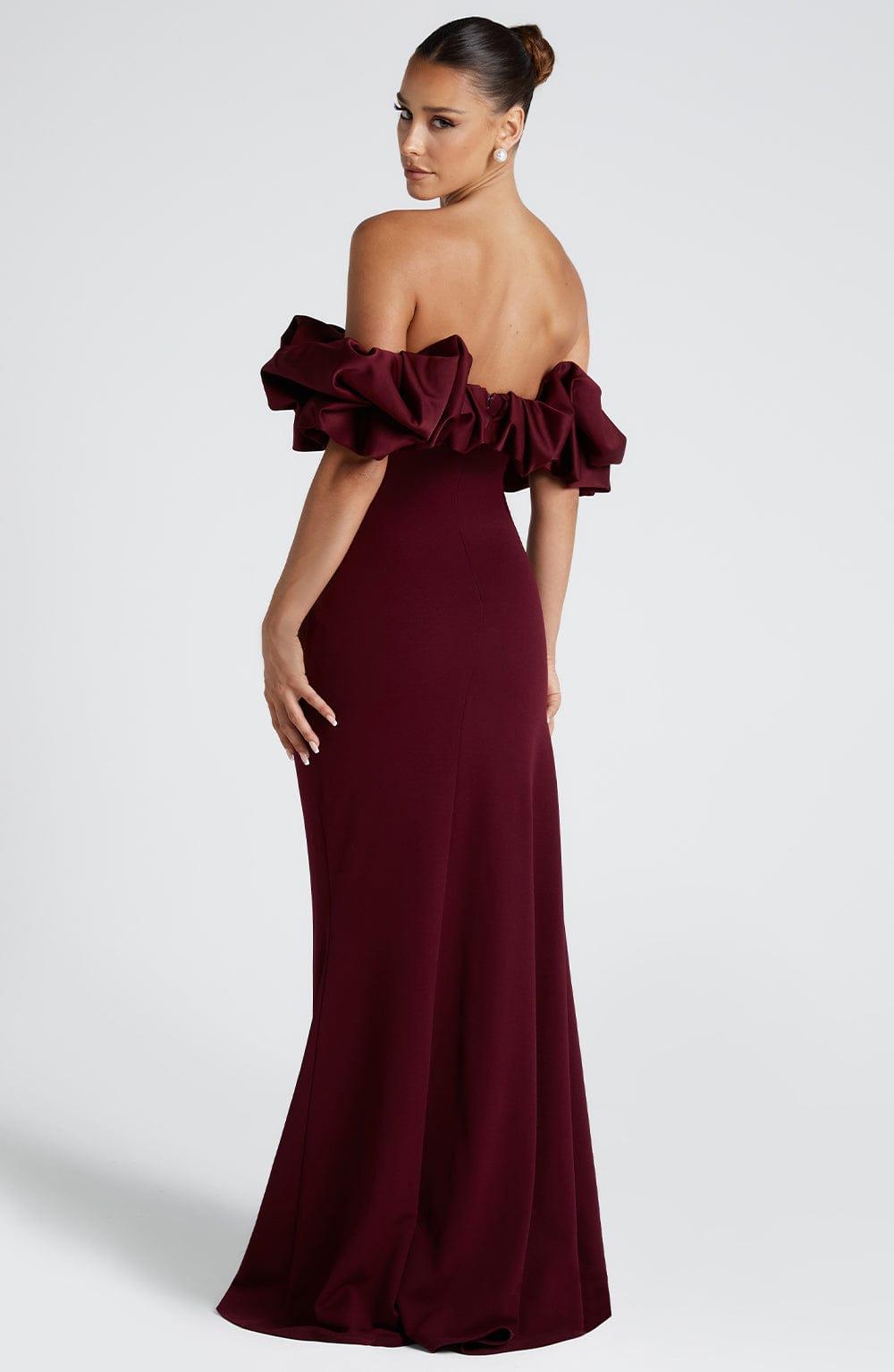 Elsie Maxi Dress - Cherry Lacquer Product Image
