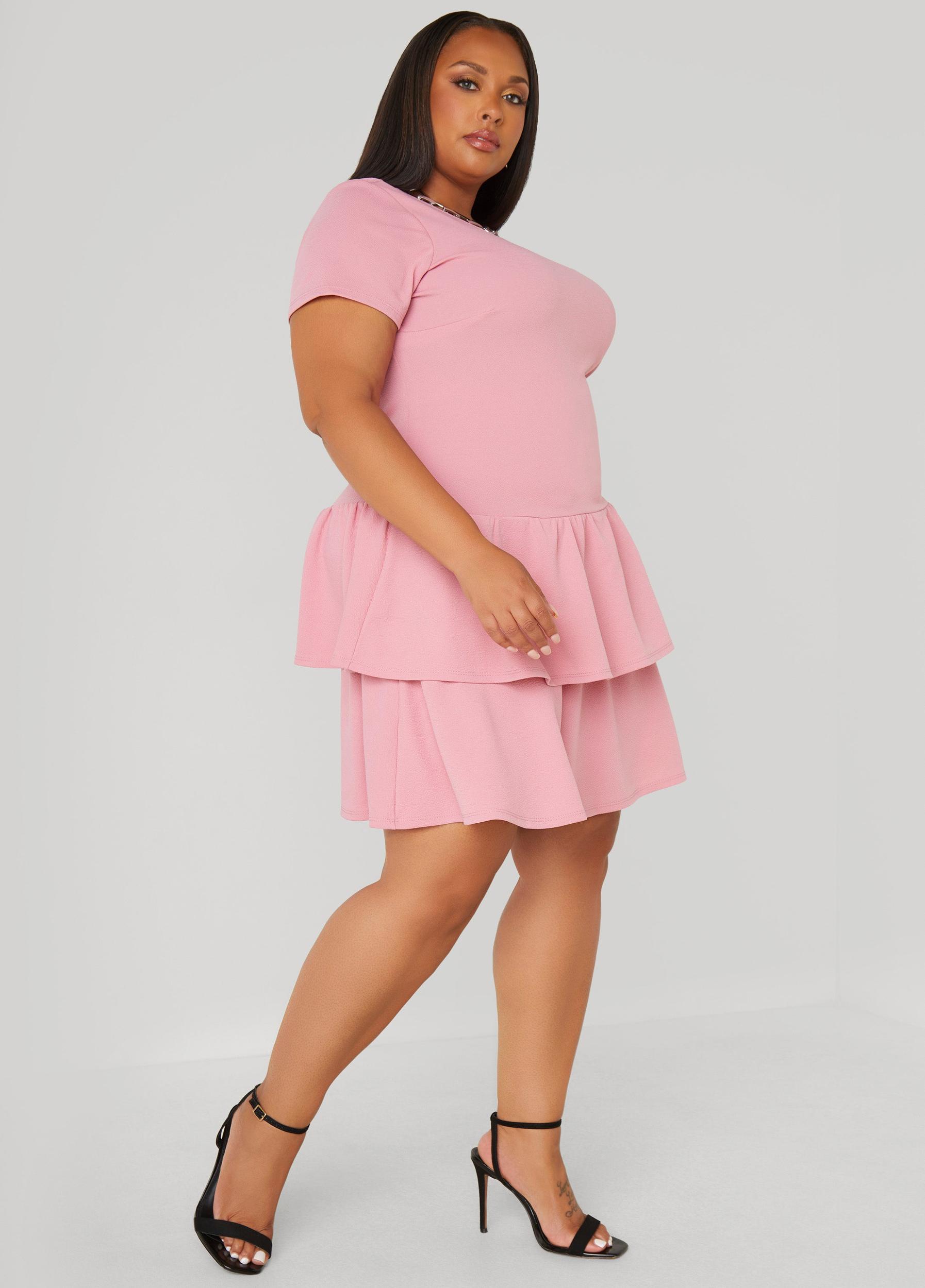 Textured Tiered Dress Product Image