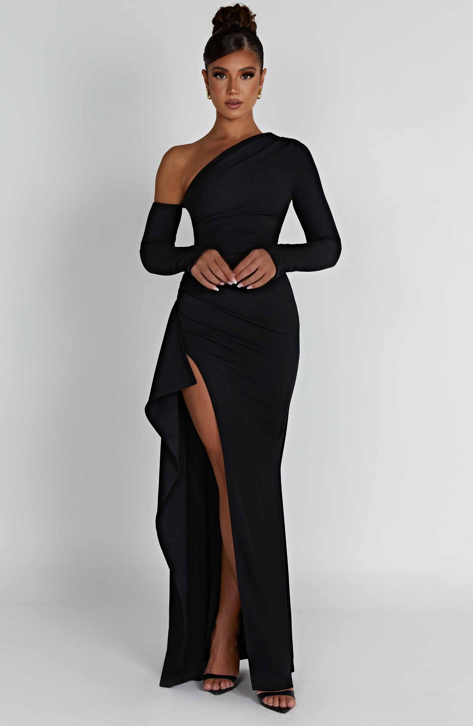 Abrielle Maxi Dress - Black Product Image