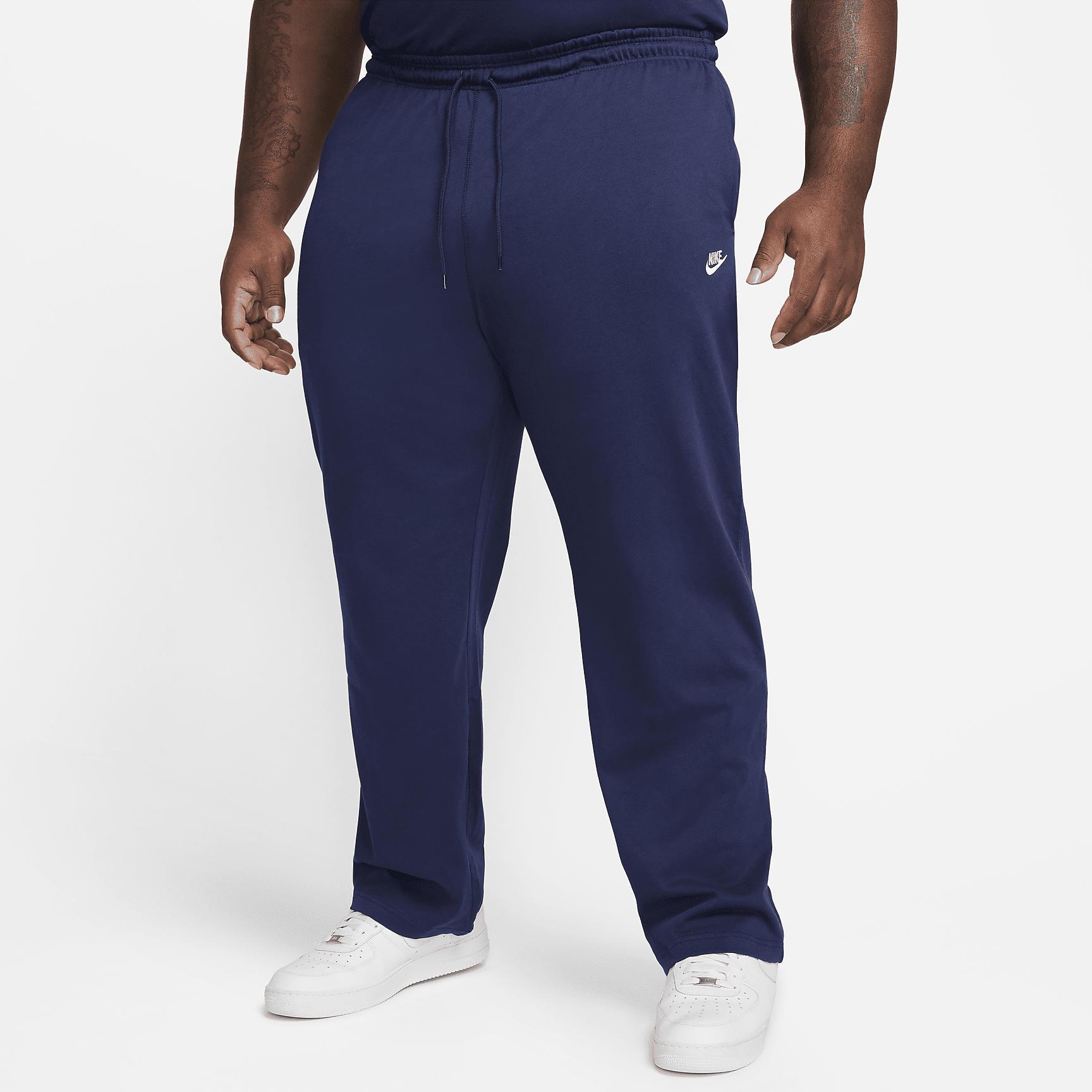 Mens Nike Sportswear Club Knit Open-Hem Pants Product Image