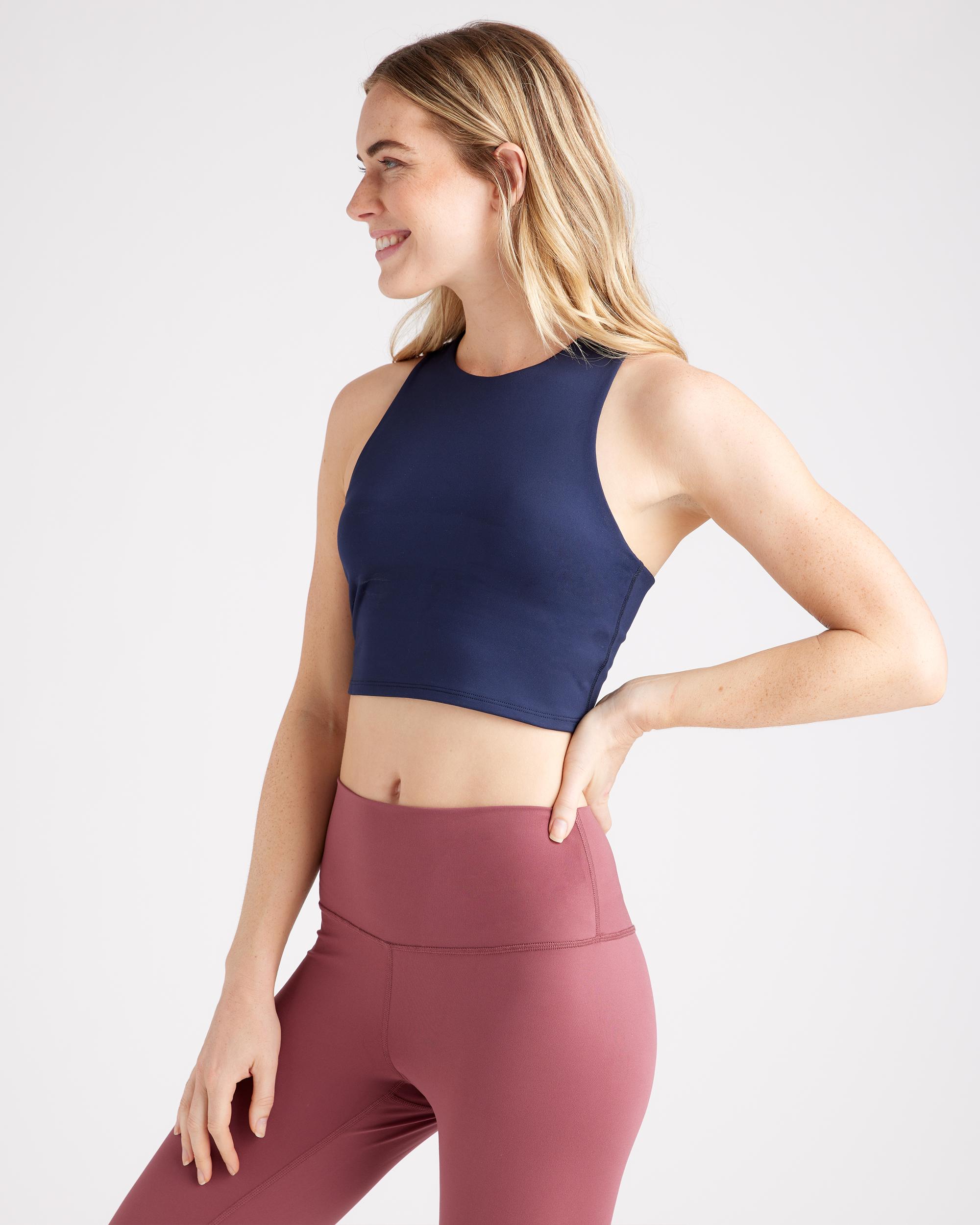 Quince | Women's Ultra-Soft Performance Cropped Tank Top 100% Polyester Product Image