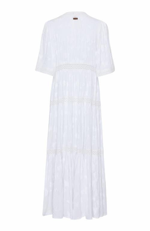 Vilebrequin Women's Disco Butterflies Rayon Dress in Blanc at Nordstrom, Size Small Product Image