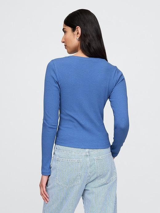 Modern Rib Crop T-Shirt Product Image