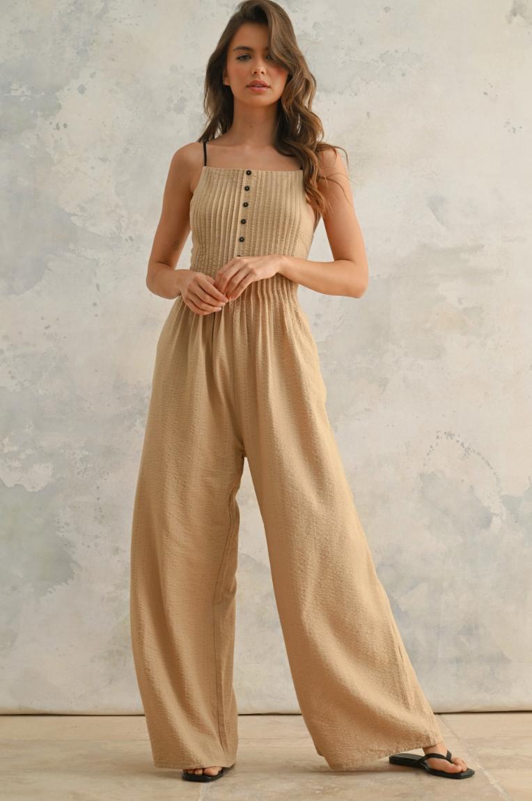 Crinkled Jumpsuit Product Image